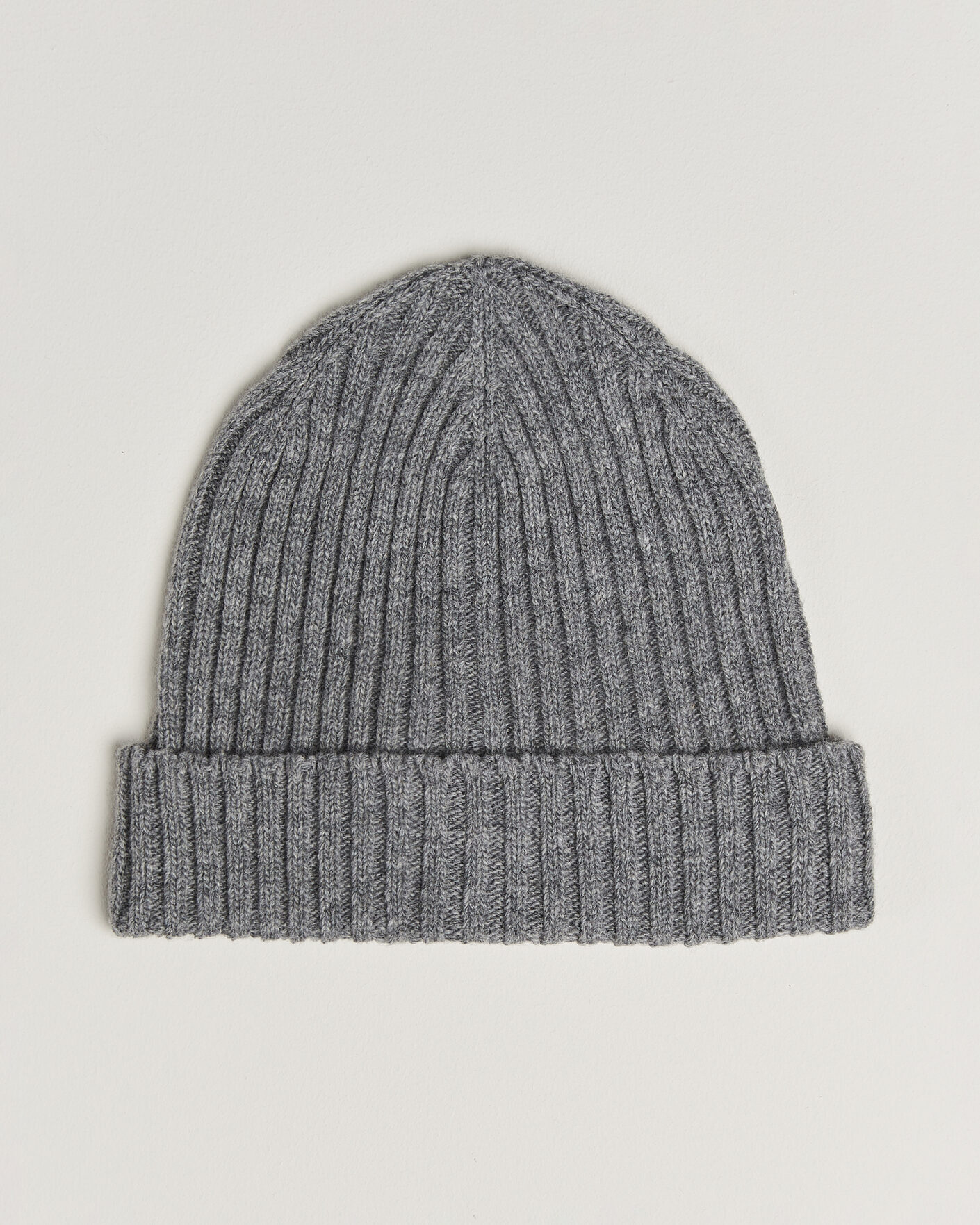 Uomini | Berretti | Stenströms | Brushed Merino Beanie  Grey
