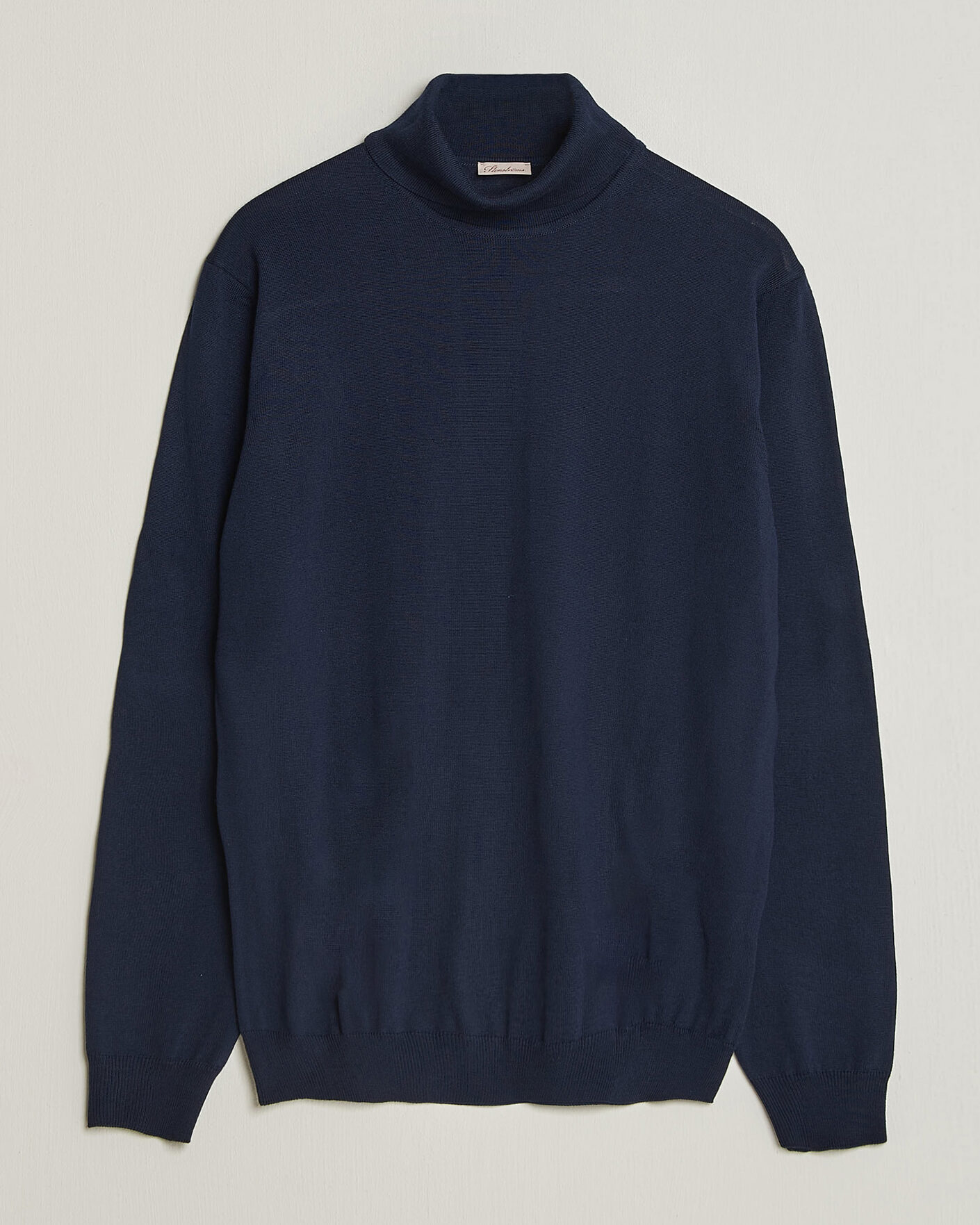 Uomini | Maglieria | Stenströms | Merino Rollneck Navy