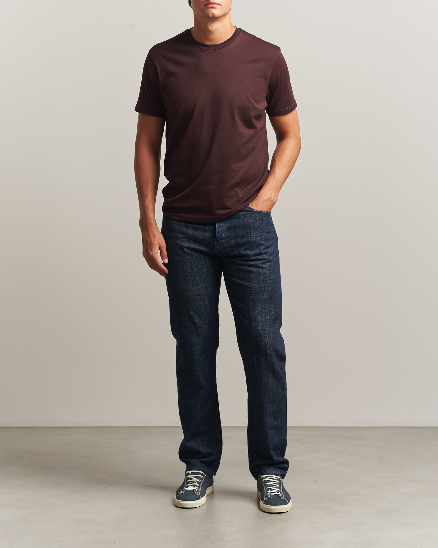 Uomini | Jeans | Sunspel | Japanese Denim Jeans Blue