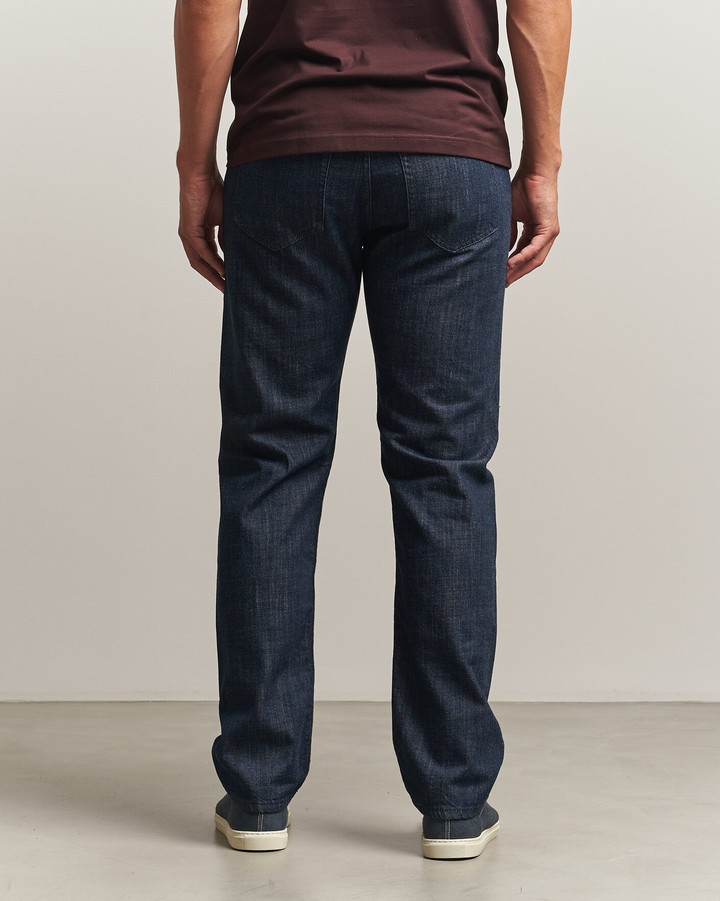 Uomini | Jeans | Sunspel | Japanese Denim Jeans Blue