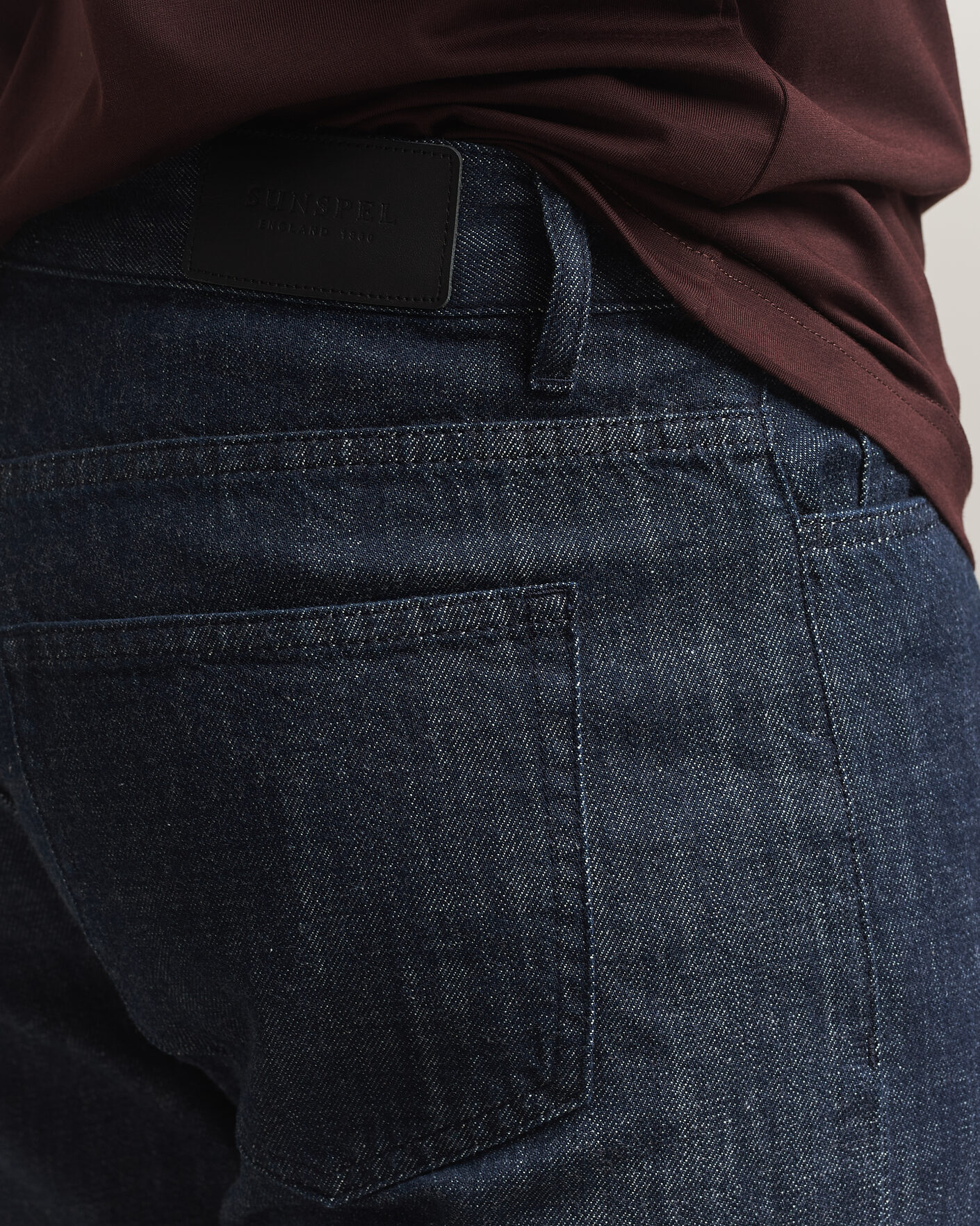 Uomini | Jeans | Sunspel | Japanese Denim Jeans Blue
