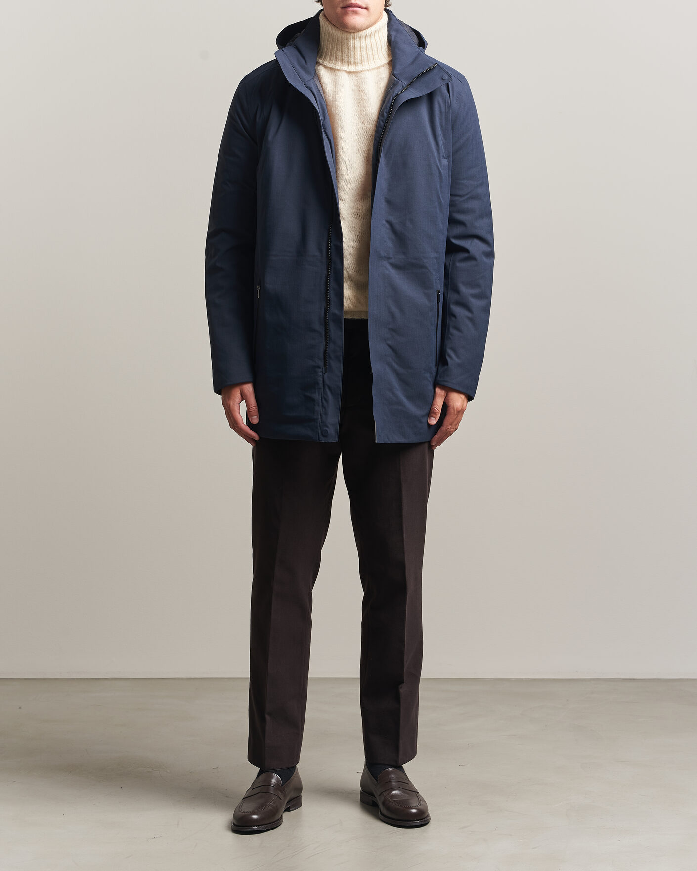 Uomini | Giacche | UBR | Regulator Herringbone Parka Navy