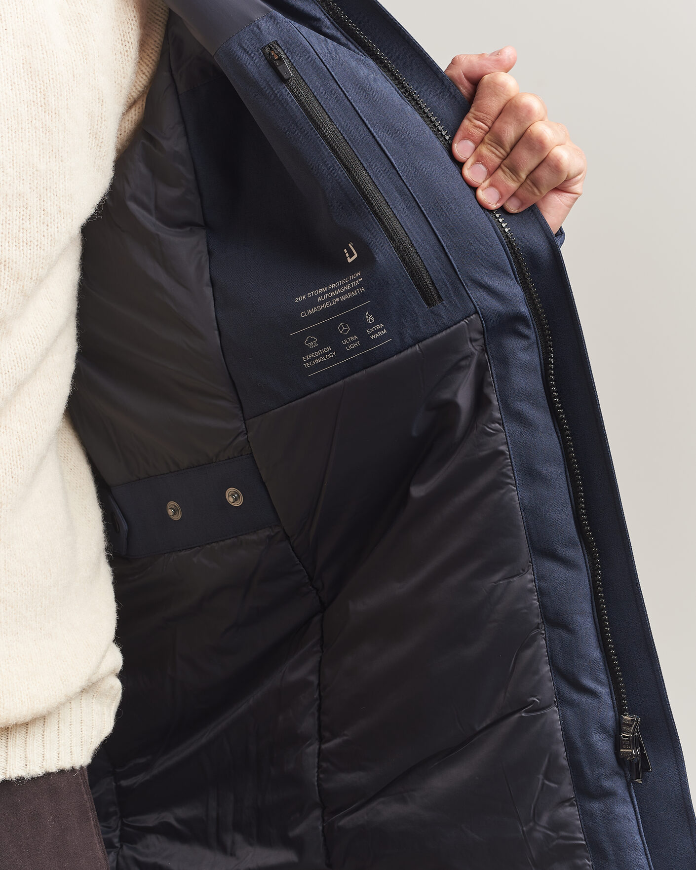 Uomini | Giacche | UBR | Regulator Herringbone Parka Navy