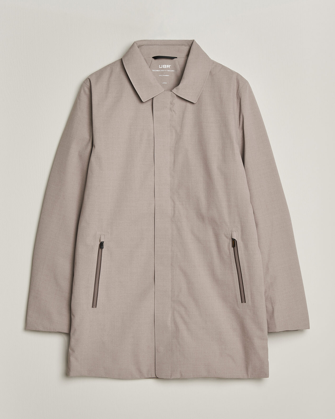 Uomini | Giacche | UBR | Regulator Herringbone Coat Drift Wood