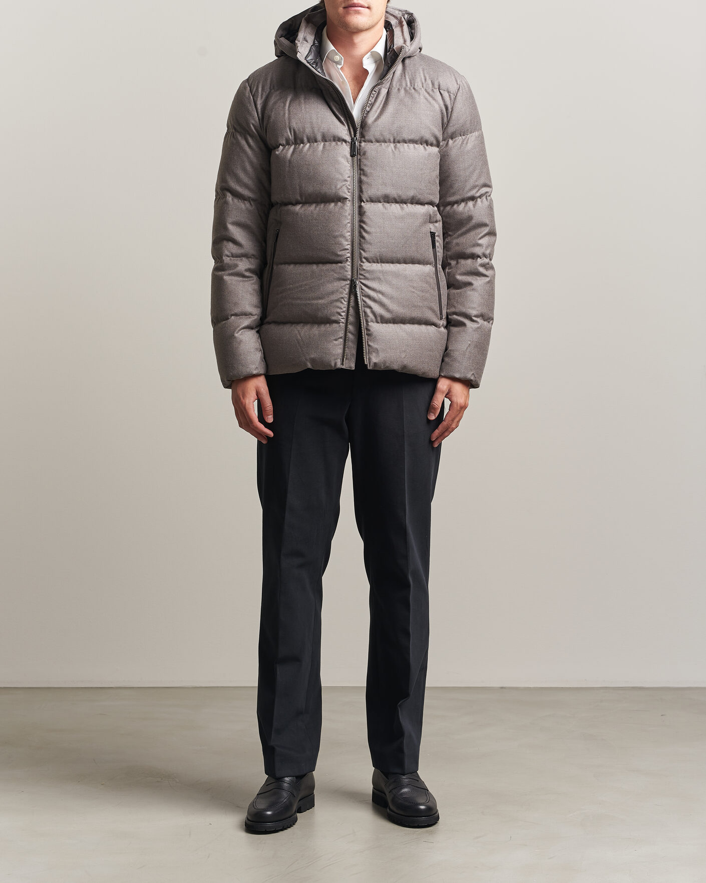 Uomini | Giacche | UBR | Concord Jacket Savile Grey Melange Wool