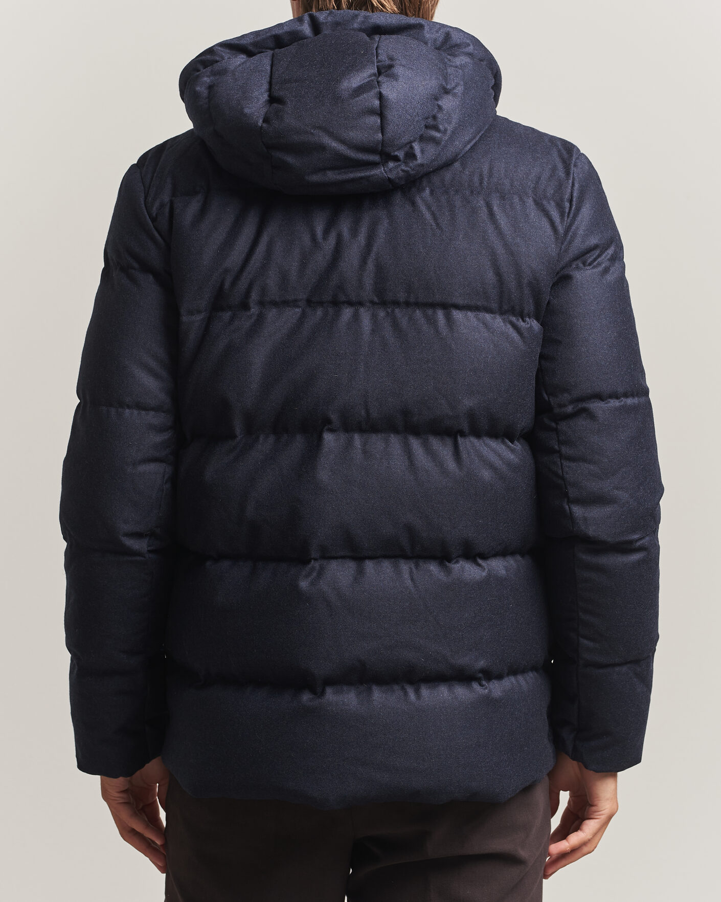 Uomini | Giacche | UBR | Concord Jacket Savile Navy Melange Wool
