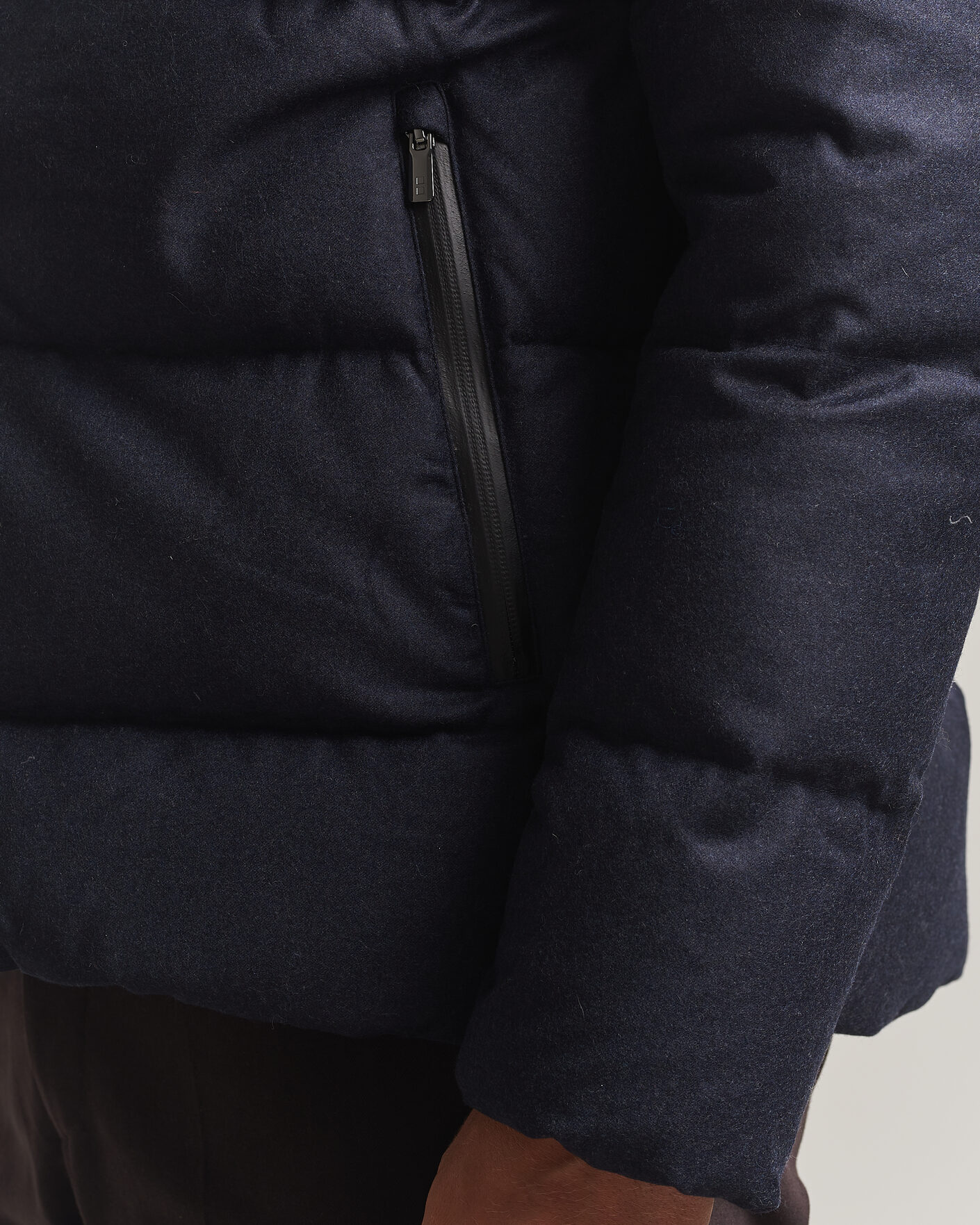 Uomini | Giacche | UBR | Concord Jacket Savile Navy Melange Wool