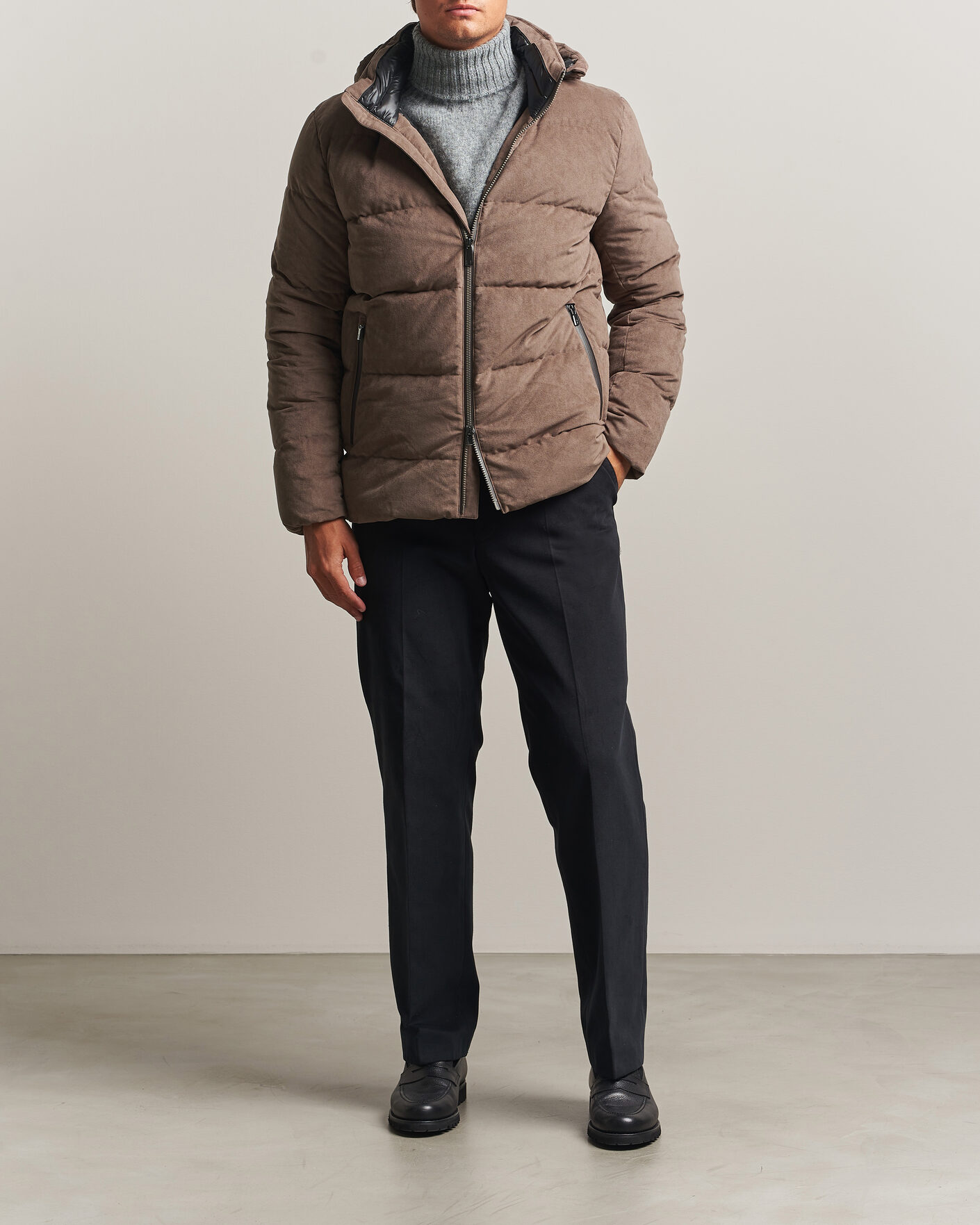 Uomini | Giacche | UBR | Concord Jacket Savile Neo Suede Sand