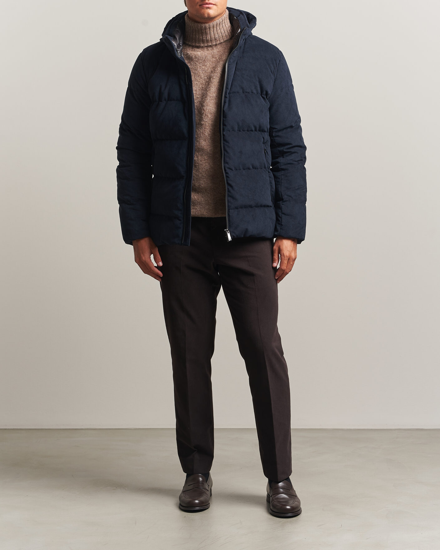 Uomini | Giacche | UBR | Concord Jacket Savile Neo Suede Navy