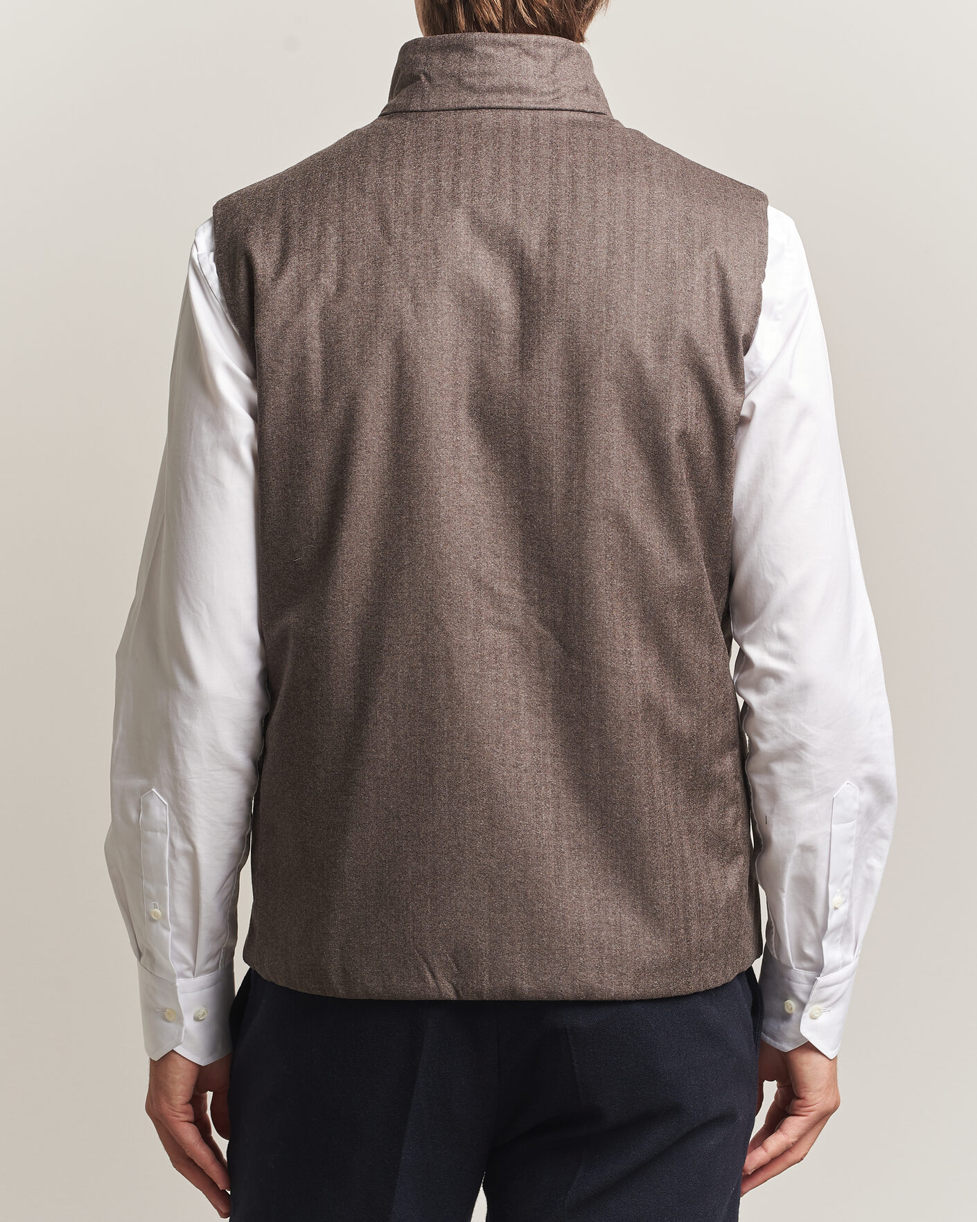 Uomini | Gilet | UBR | Raptor Lightweight Vest Savile Brown Herringbone
