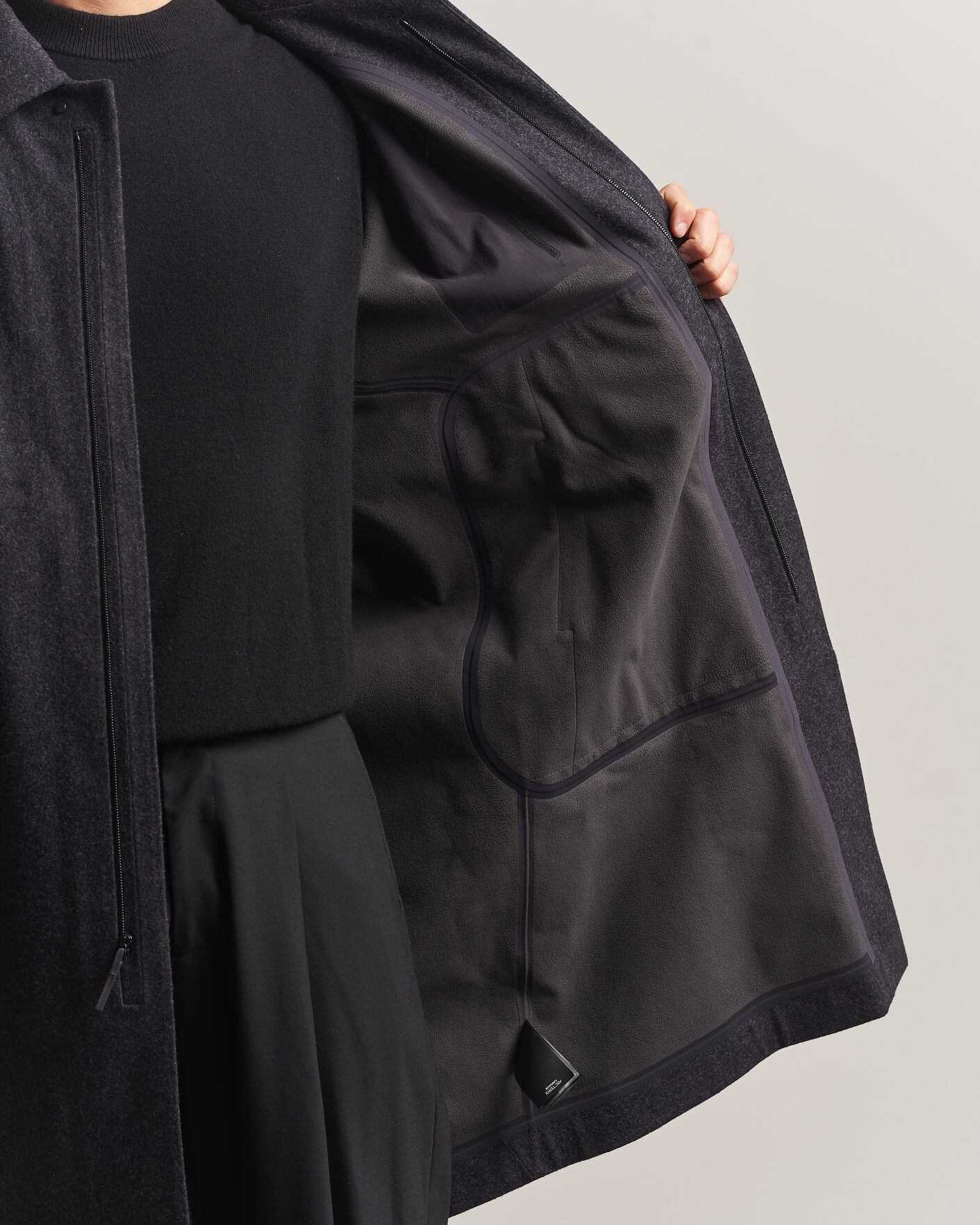 Uomini | Giacche | Arc'teryx Veilance | Alar Wool Coat Black