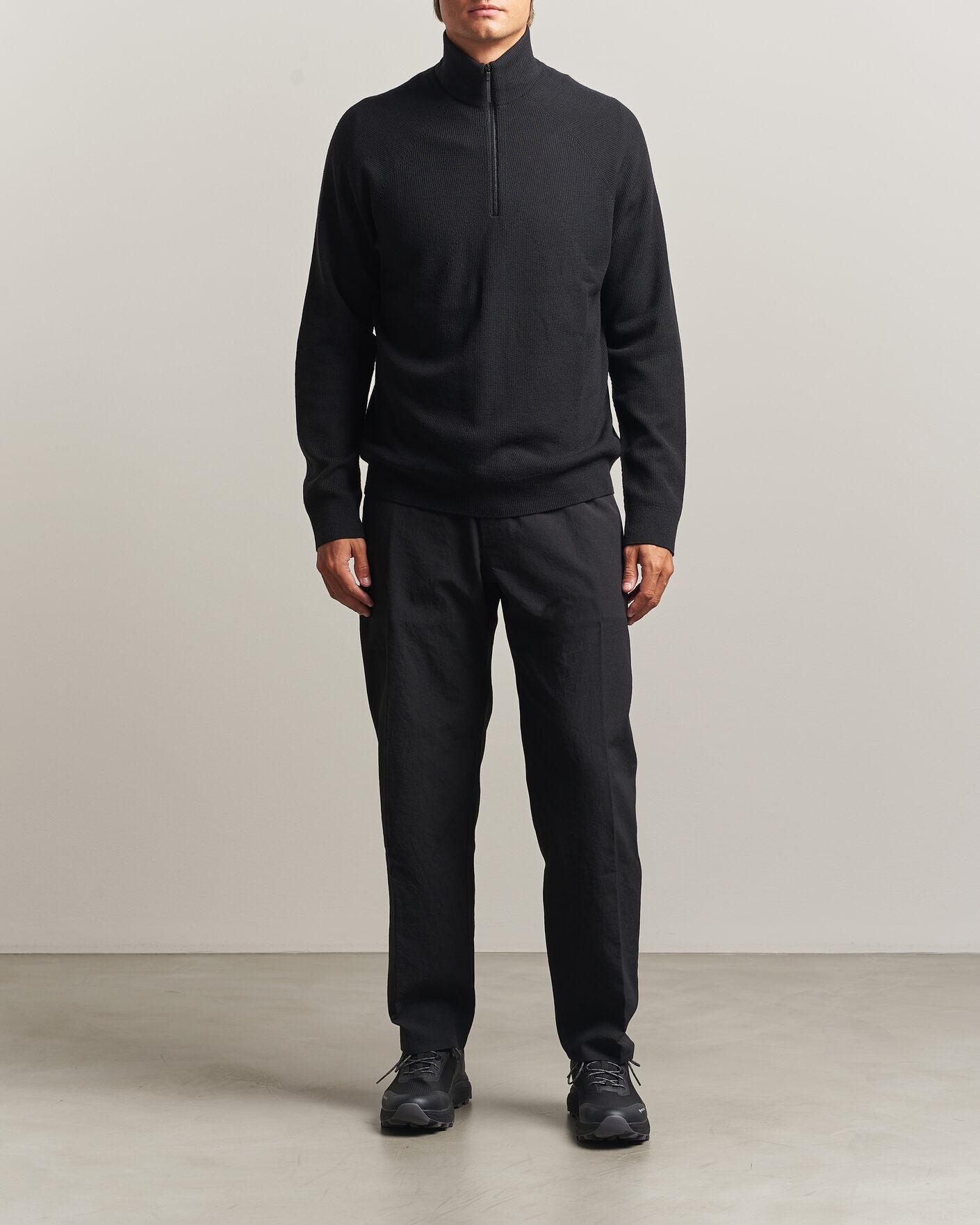 Uomini | Maglieria | Arc'teryx Veilance | Conic Wool Half-Zip Black