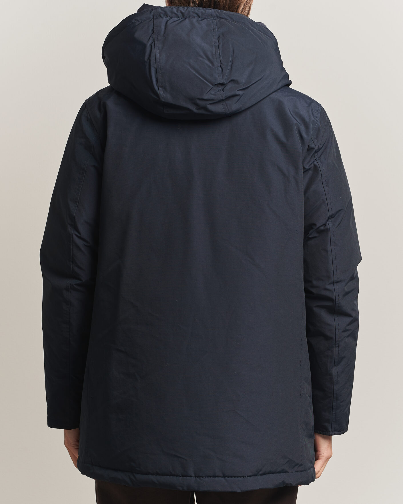 Uomini | Giacche | Woolrich | Arctic Parka No Fur Melton Blue