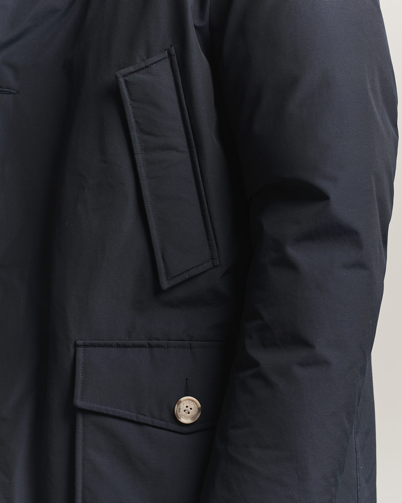 Uomini | Giacche | Woolrich | Arctic Parka No Fur Melton Blue