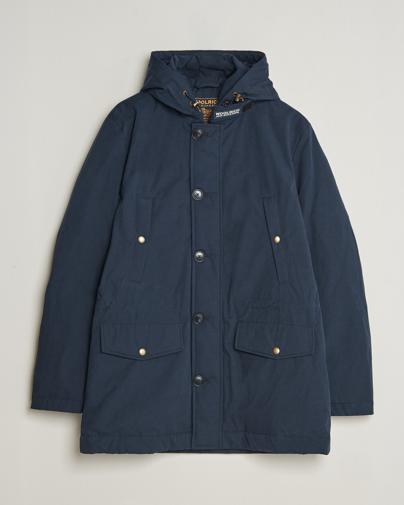 Uomini | Giacche | Woolrich | Mountain Cloth Parka Melton Blue