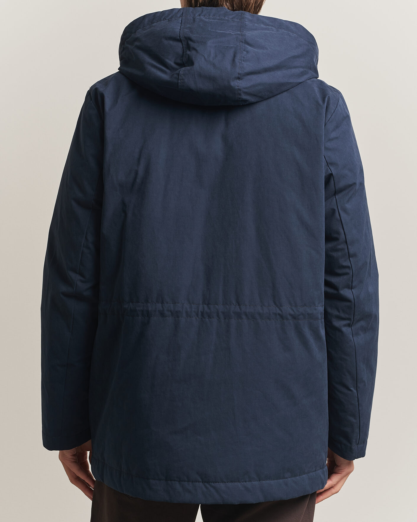 Uomini | Giacche | Woolrich | Mountain Cloth Parka Melton Blue