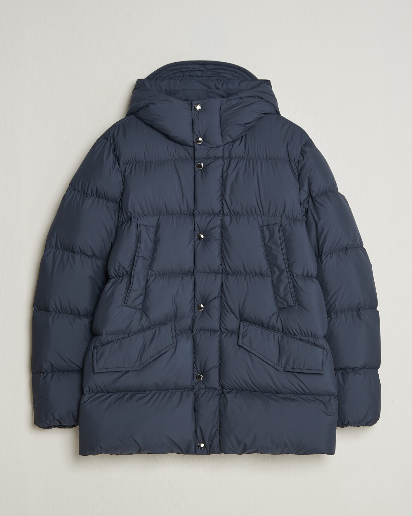 Uomini | Giacche | Woolrich | Cloud Davis Parka Melton Blue