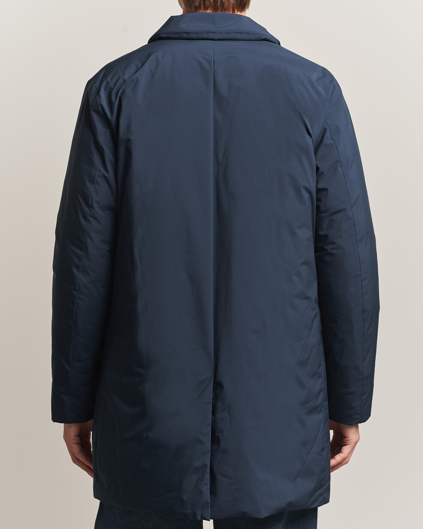 Uomini | Giacche | Woolrich | Cloud Lamar Light Padded Coat Melton Blue