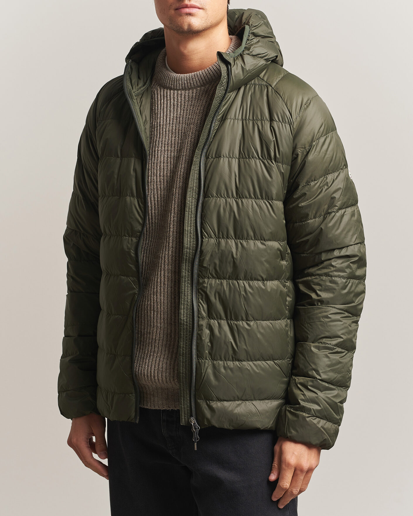Uomini | Giacche | Pyrenex | Guzet Hooded Down Jacket Deep Khaki