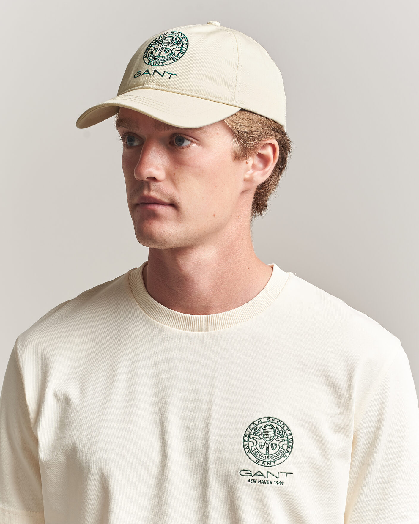 Uomini | Cappelli & Berretti | Gant | Tournament Cap Cream