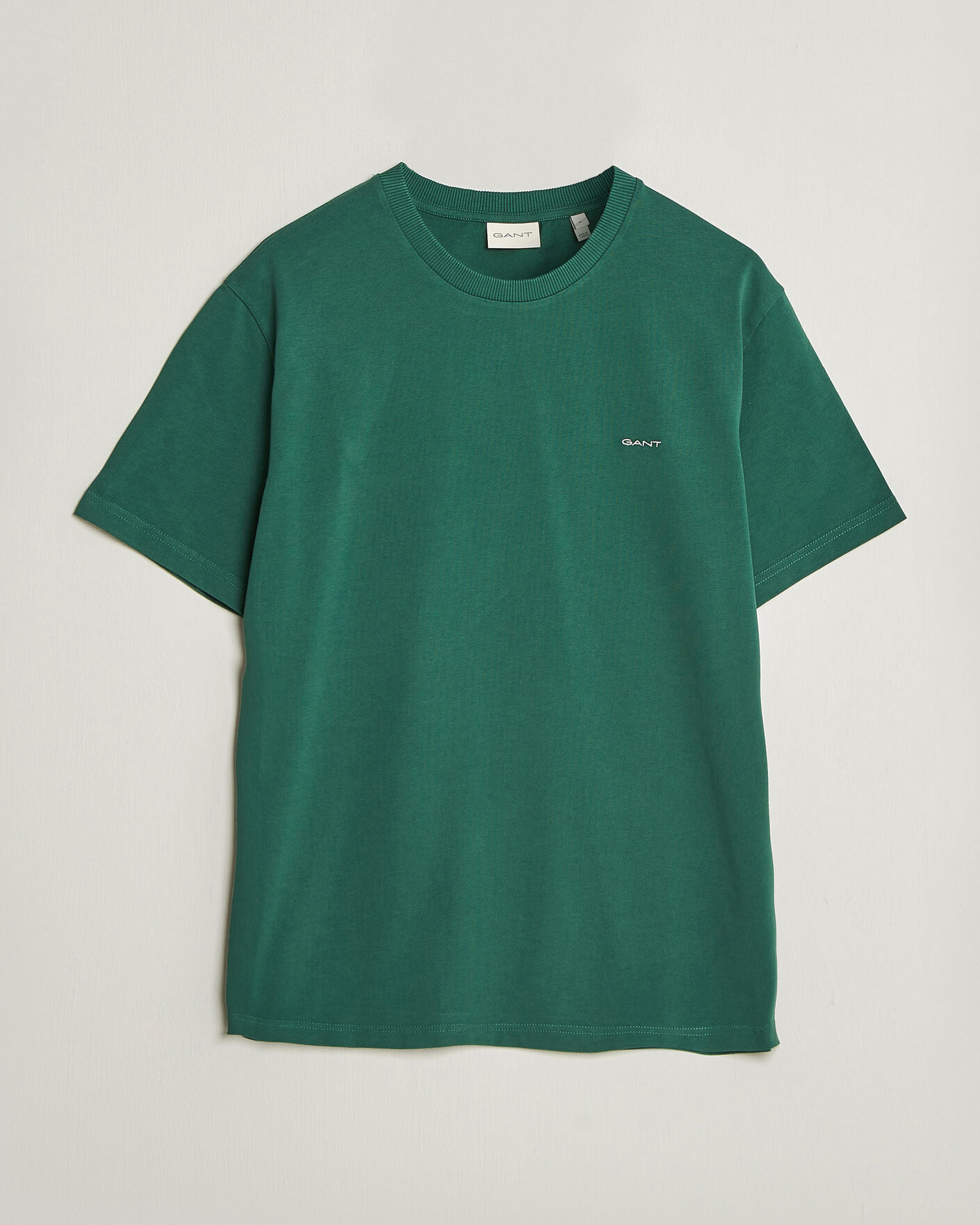 Uomini | T-shirt | Gant | Tournament Crew Neck T-Shirt Green