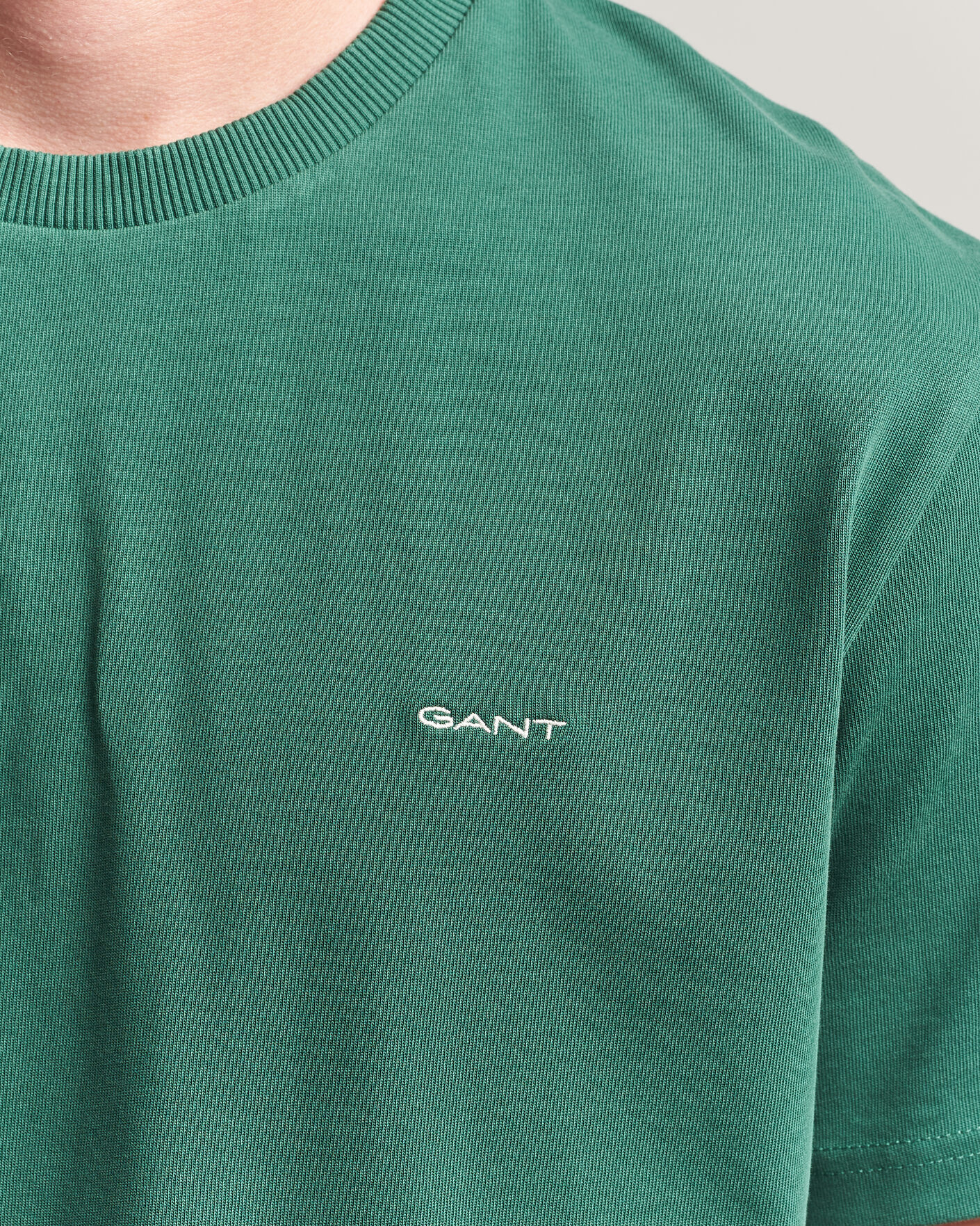 Uomini | T-shirt | Gant | Tournament Crew Neck T-Shirt Green