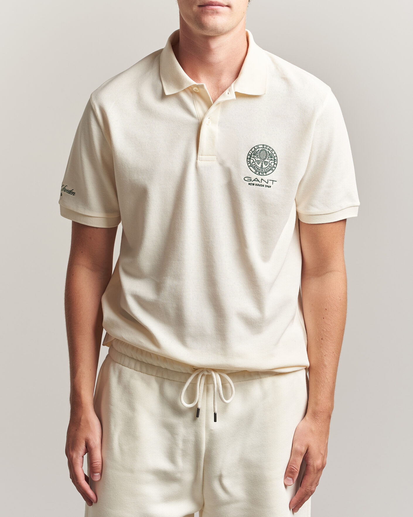 Uomini | Polo | Gant | Tournament Pique Cream