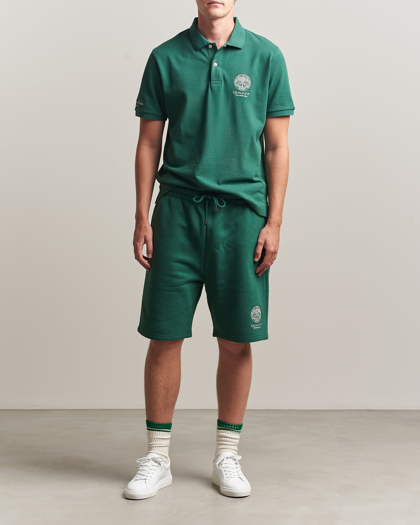 Uomini | Polo | Gant | Tournament Pique Green