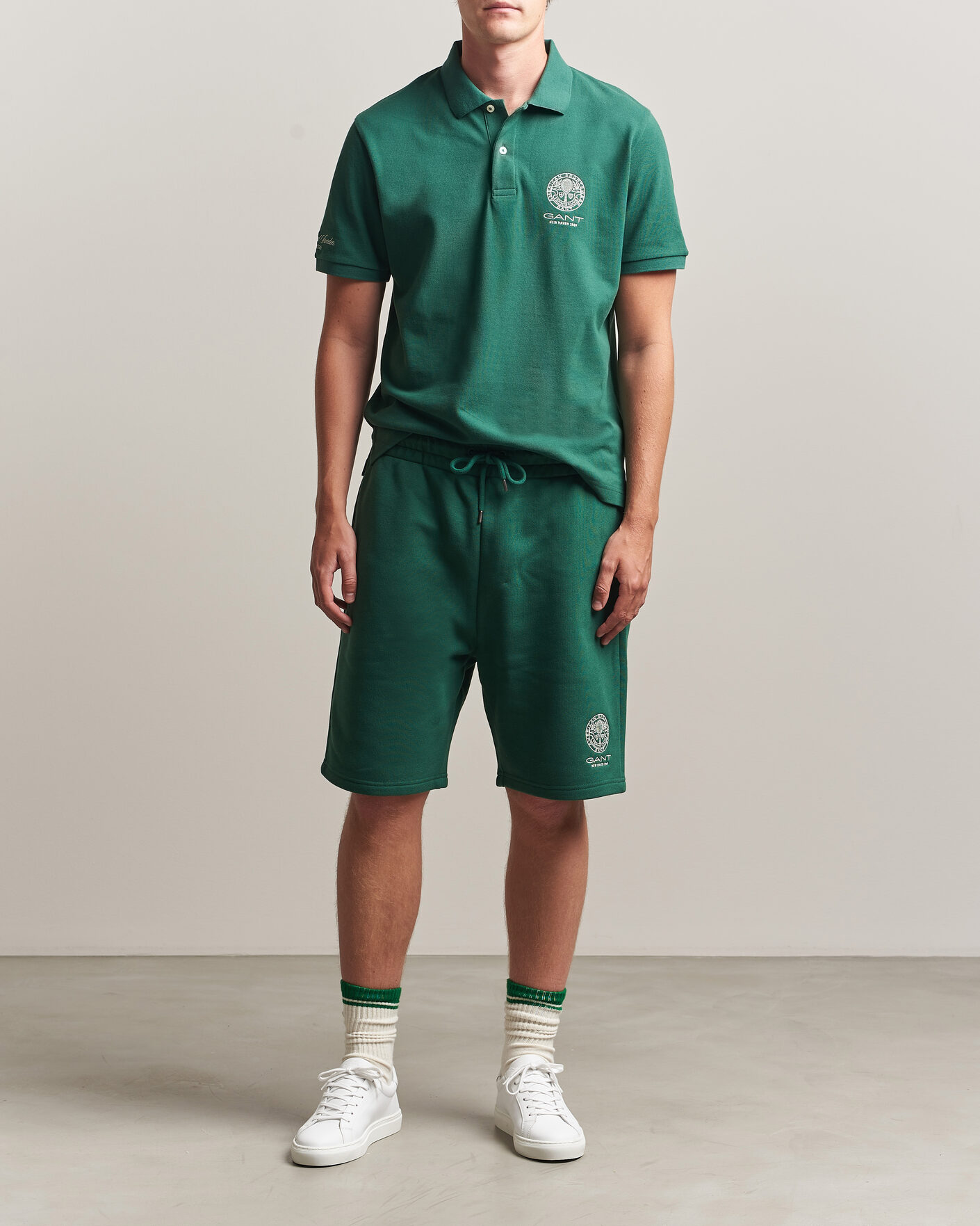 Uomini | Polo | Gant | Tournament Pique Green