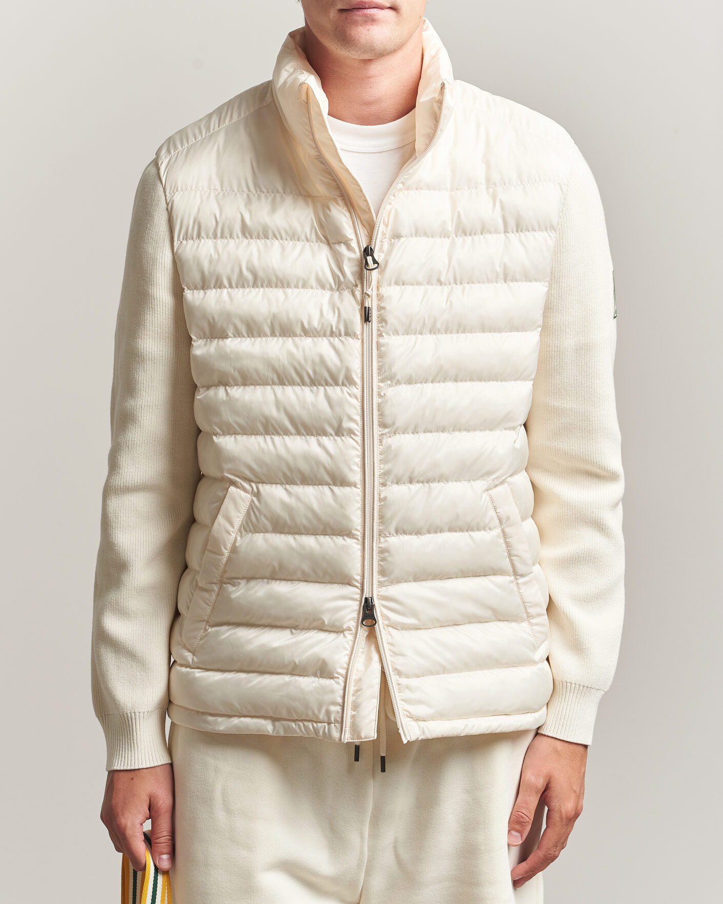 Uomini | Giacche | Gant | Tournament Mixed Media Jacket Cream