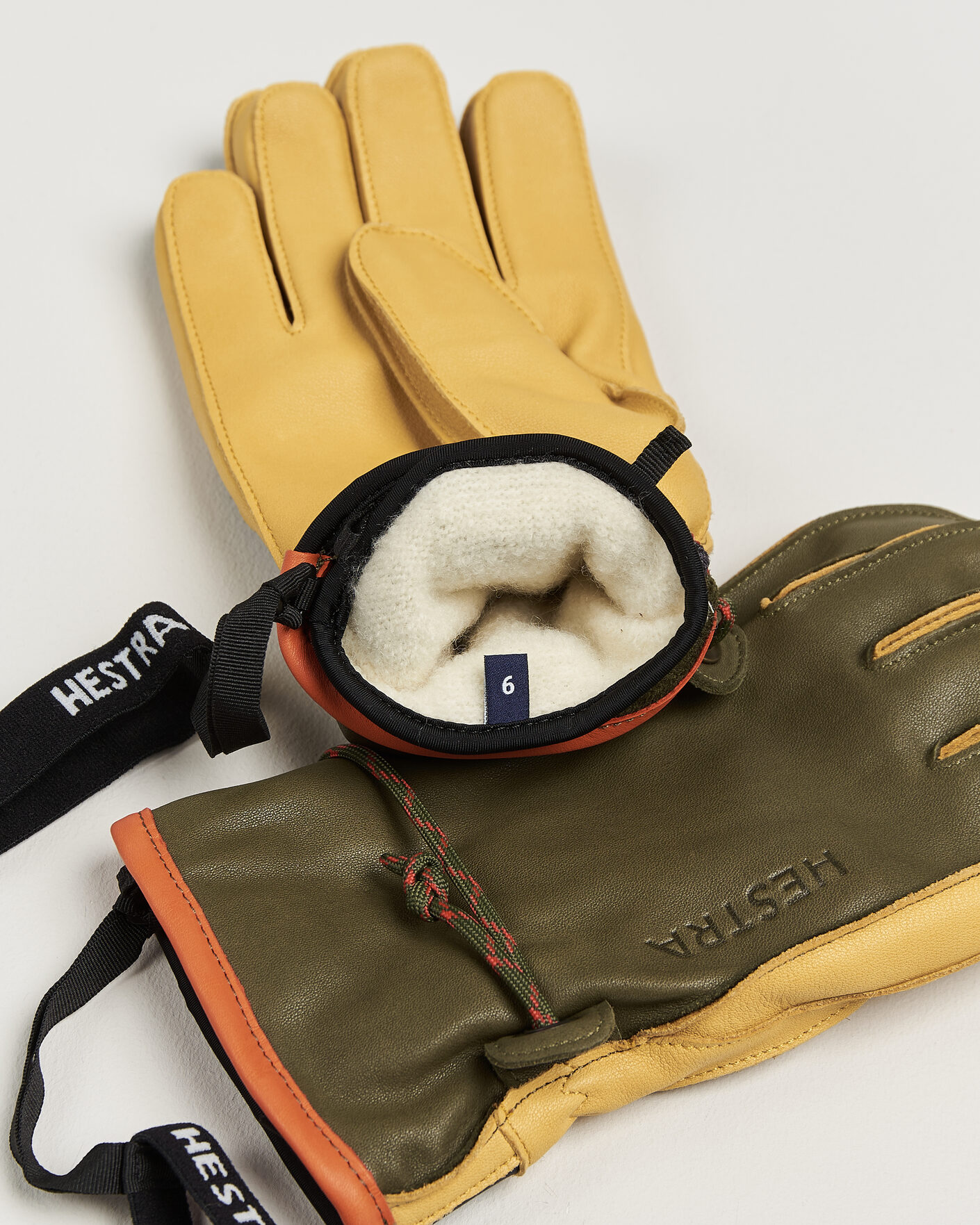 Uomini | Guanti | Hestra | Wakayama Leather Ski Glove Loden/Tan