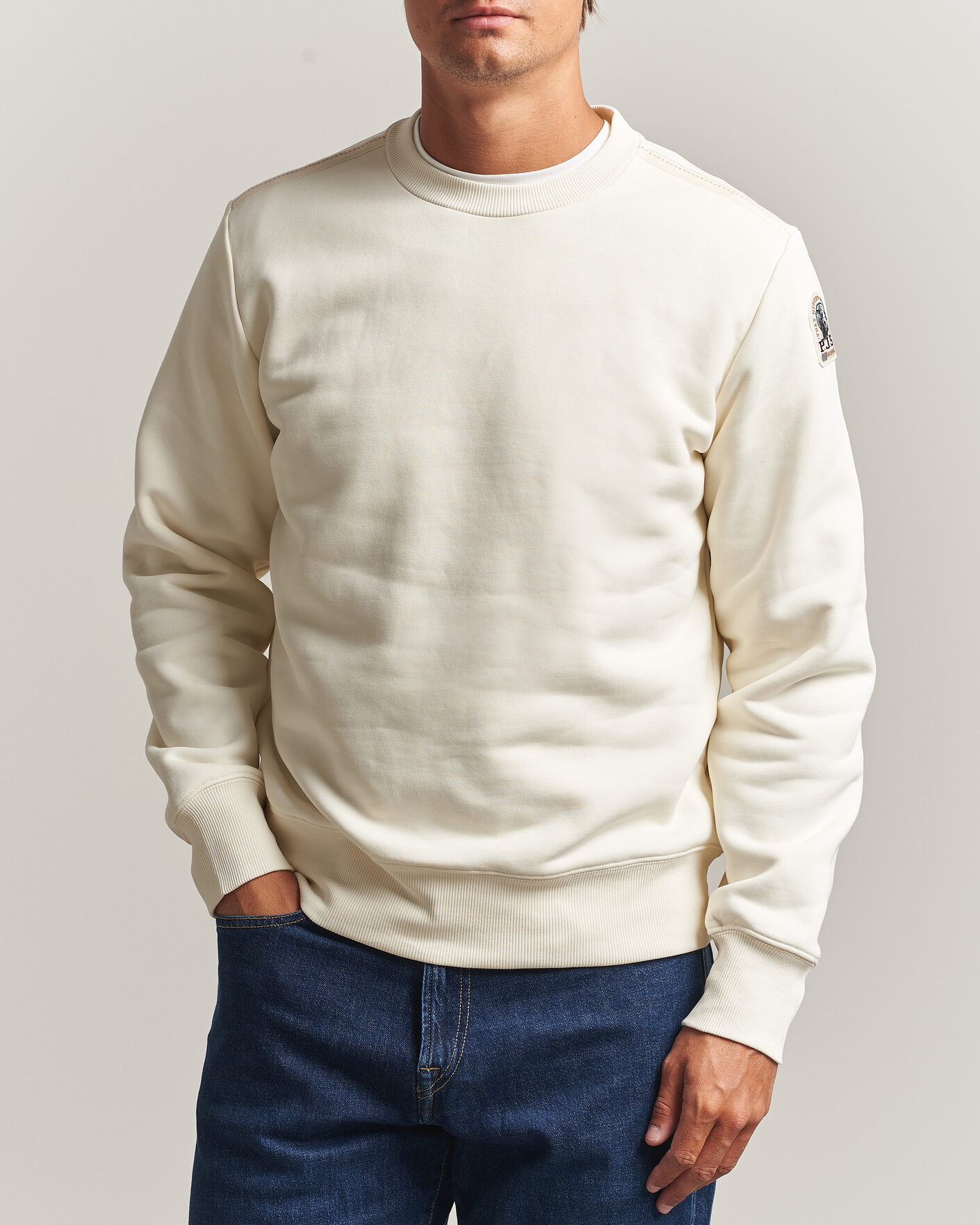 Uomini | Maglieria | Parajumpers | K2 Super Easy Sweatshirt Warm Ivory