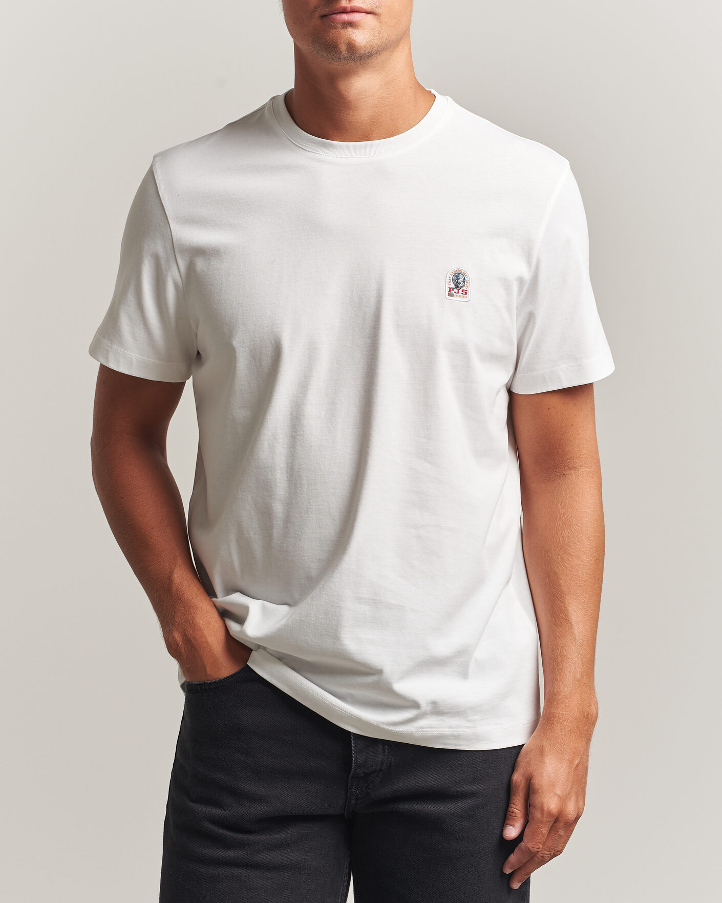 Uomini | T-shirt | Parajumpers | Patch Super Easy T-Shirt White