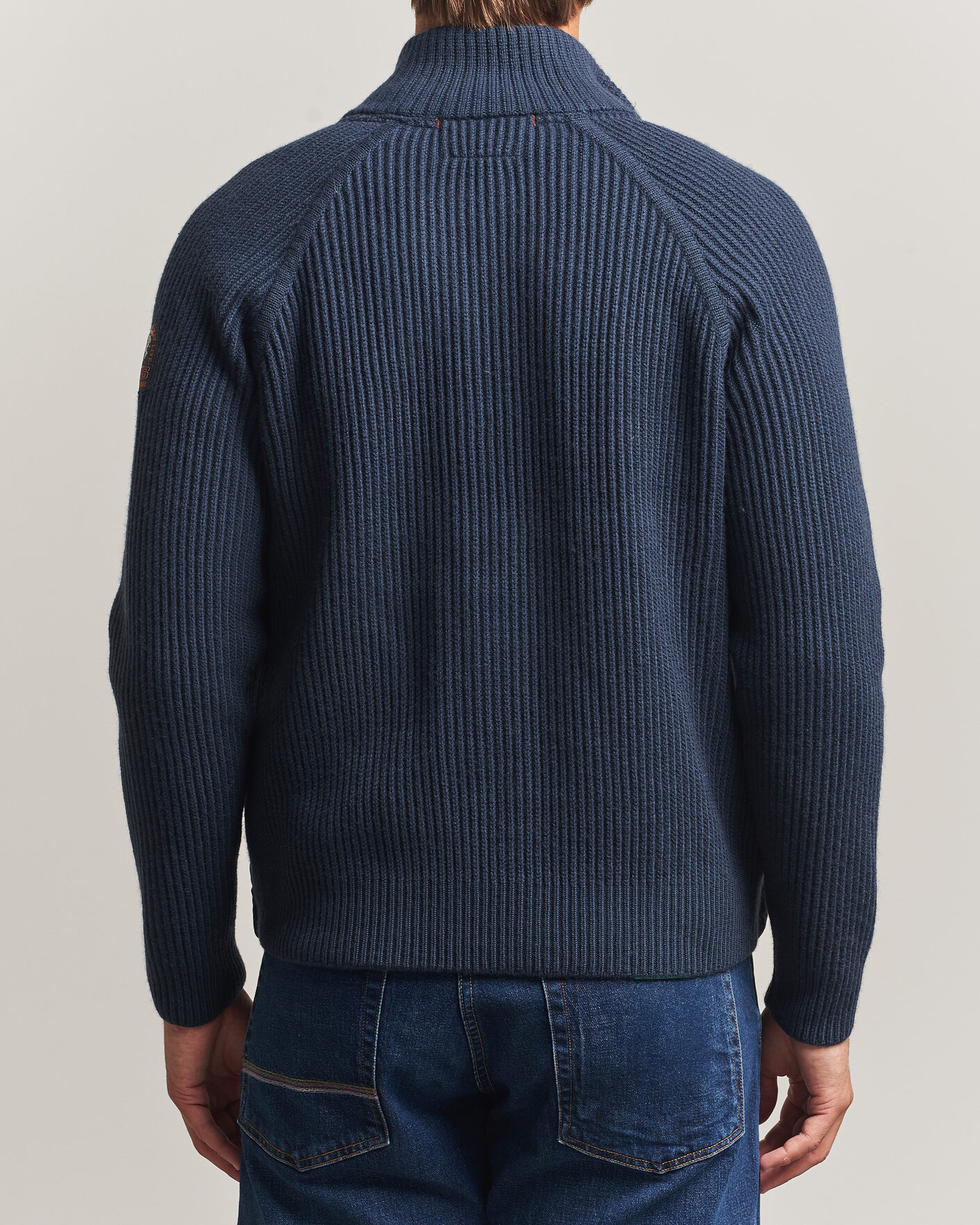 Uomini | Giacche | Parajumpers | Olmo Rib Knitted Hybrid Jacket Nine Iron