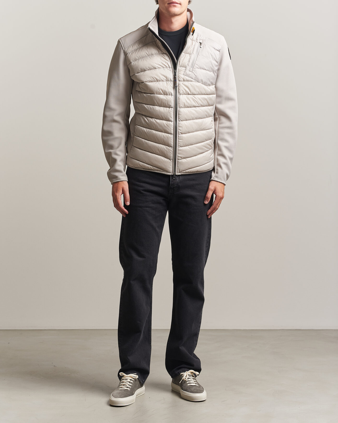 Uomini | Giacche | Parajumpers | Jayden Warm Up Hybrid Jacket Mid Grey