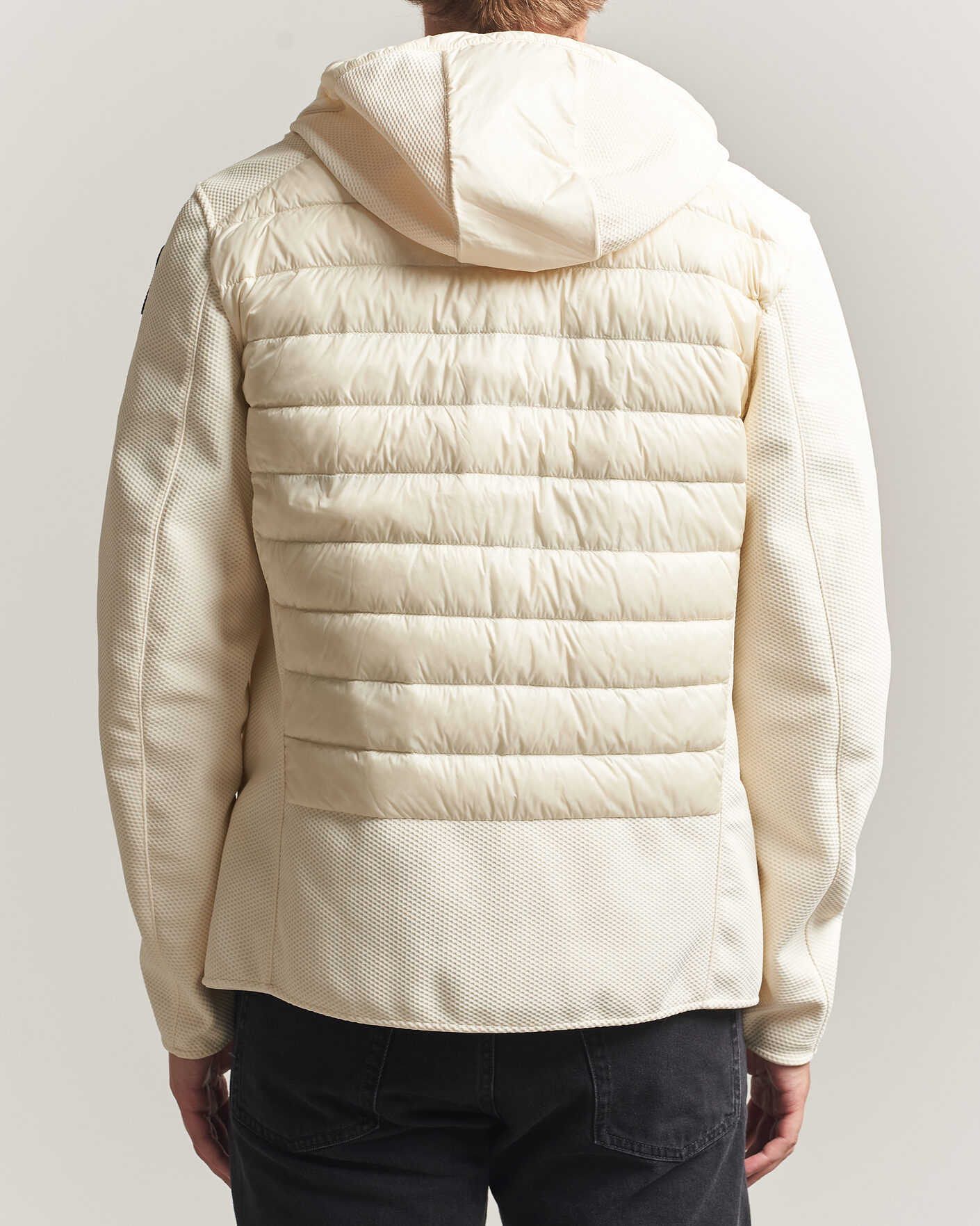 Uomini | Giacche | Parajumpers | Nolan Warm Up Hybrid Hooded Jacket Warm Ivory