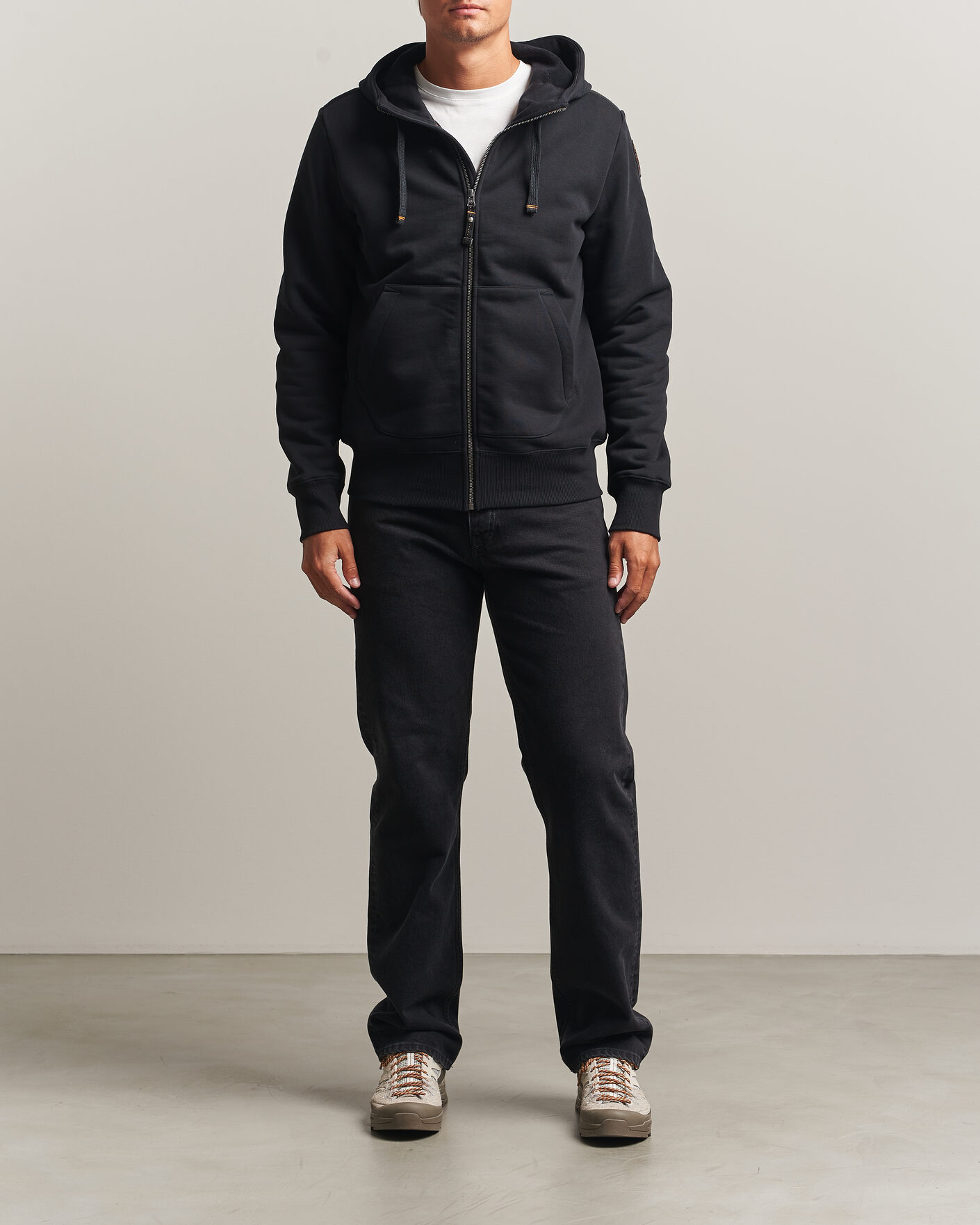 Uomini | Maglieria | Parajumpers | Charlie Super Easy Full Zip Black