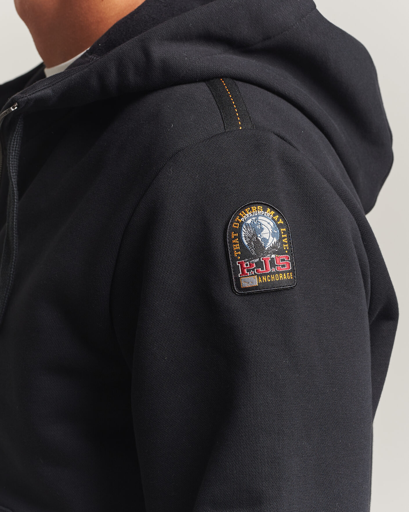 Uomini | Maglieria | Parajumpers | Charlie Super Easy Full Zip Black