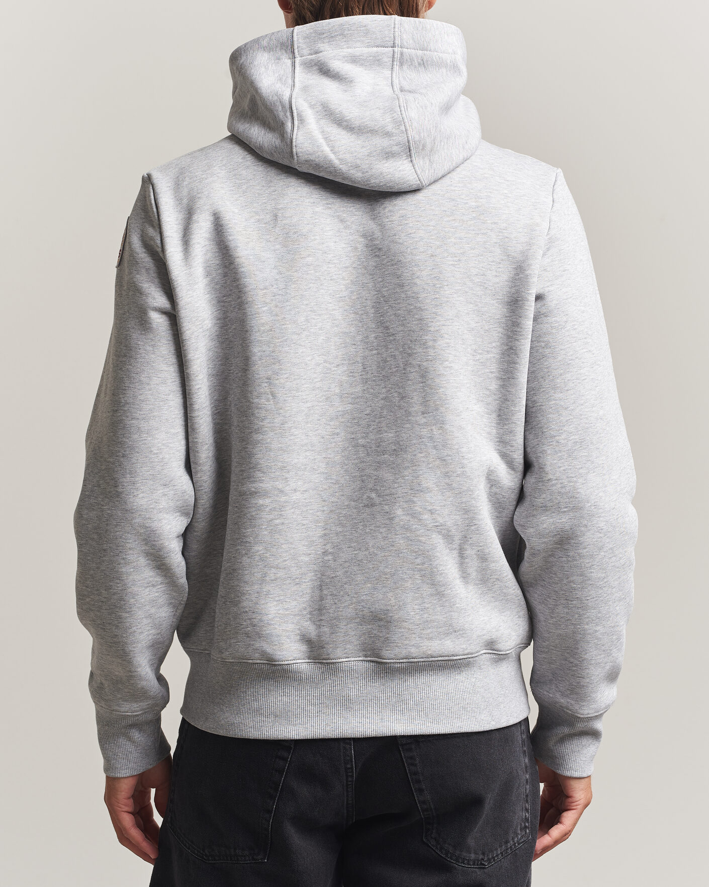 Uomini | Maglieria | Parajumpers | Charlie Super Easy Full Zip Ash Grey Melange