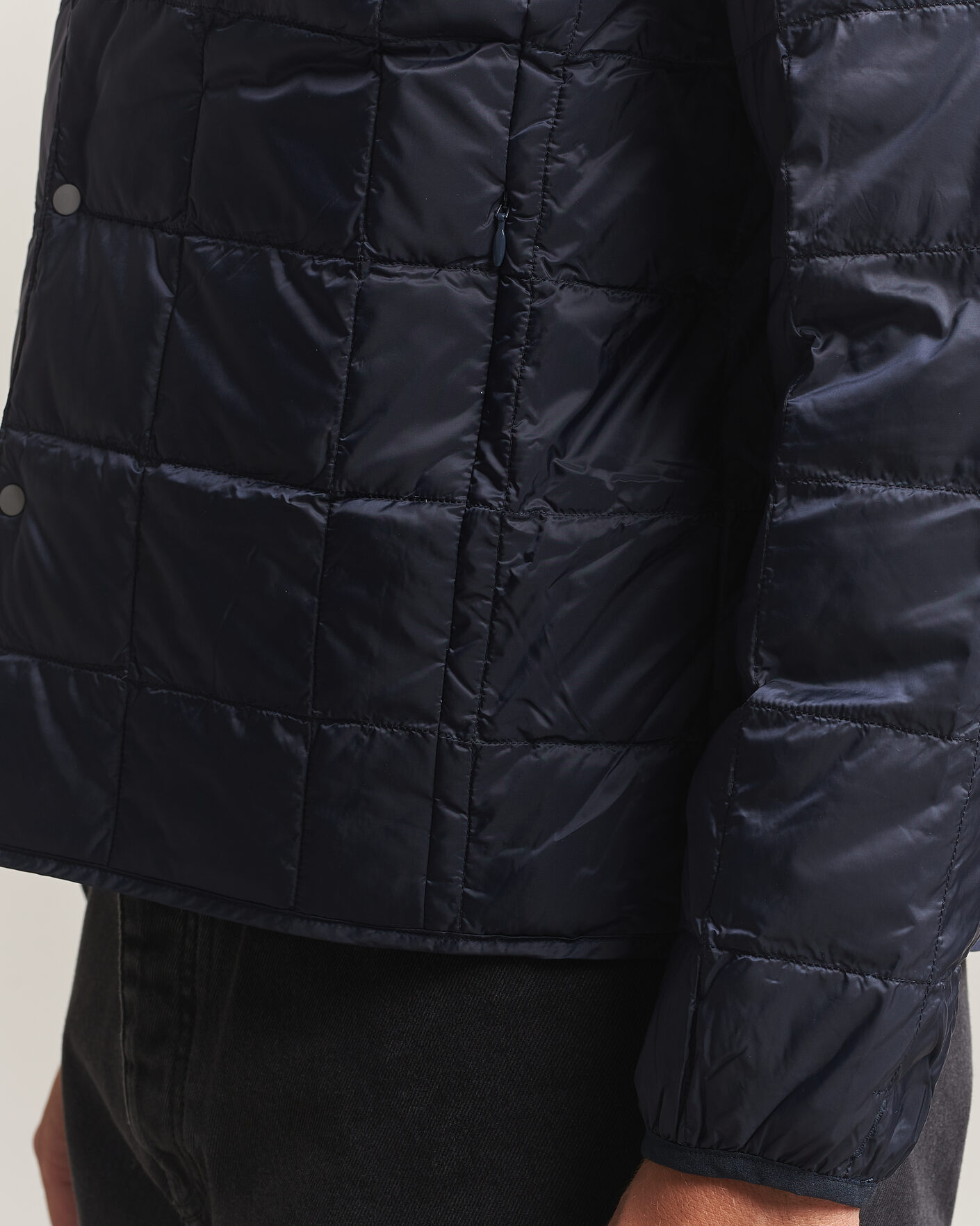 Uomini | Giacche | TAION | Crew Neck Button Down Jacket Dark Navy