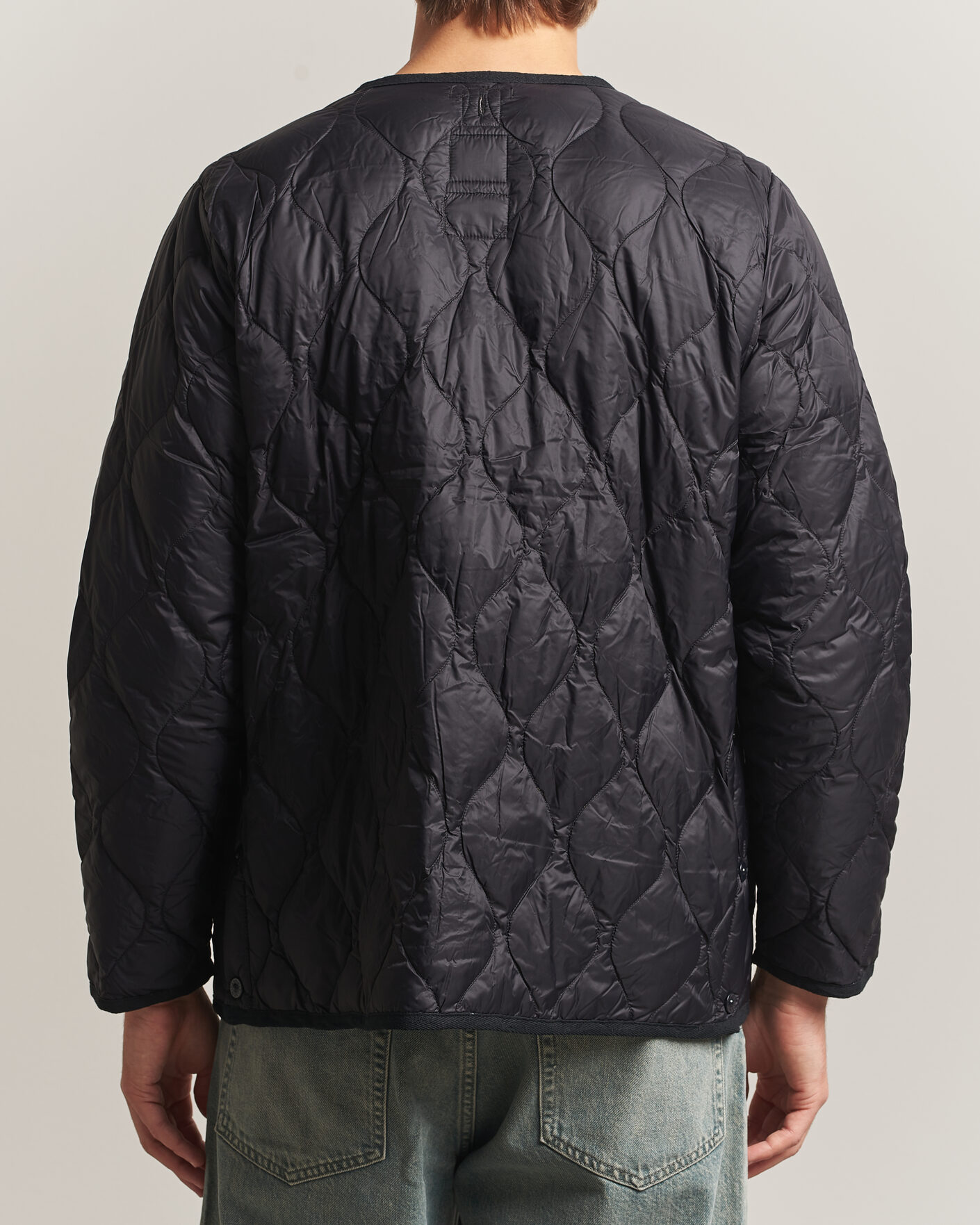 Uomini | Giacche | TAION | Military Crew Neck Down Jacket Black