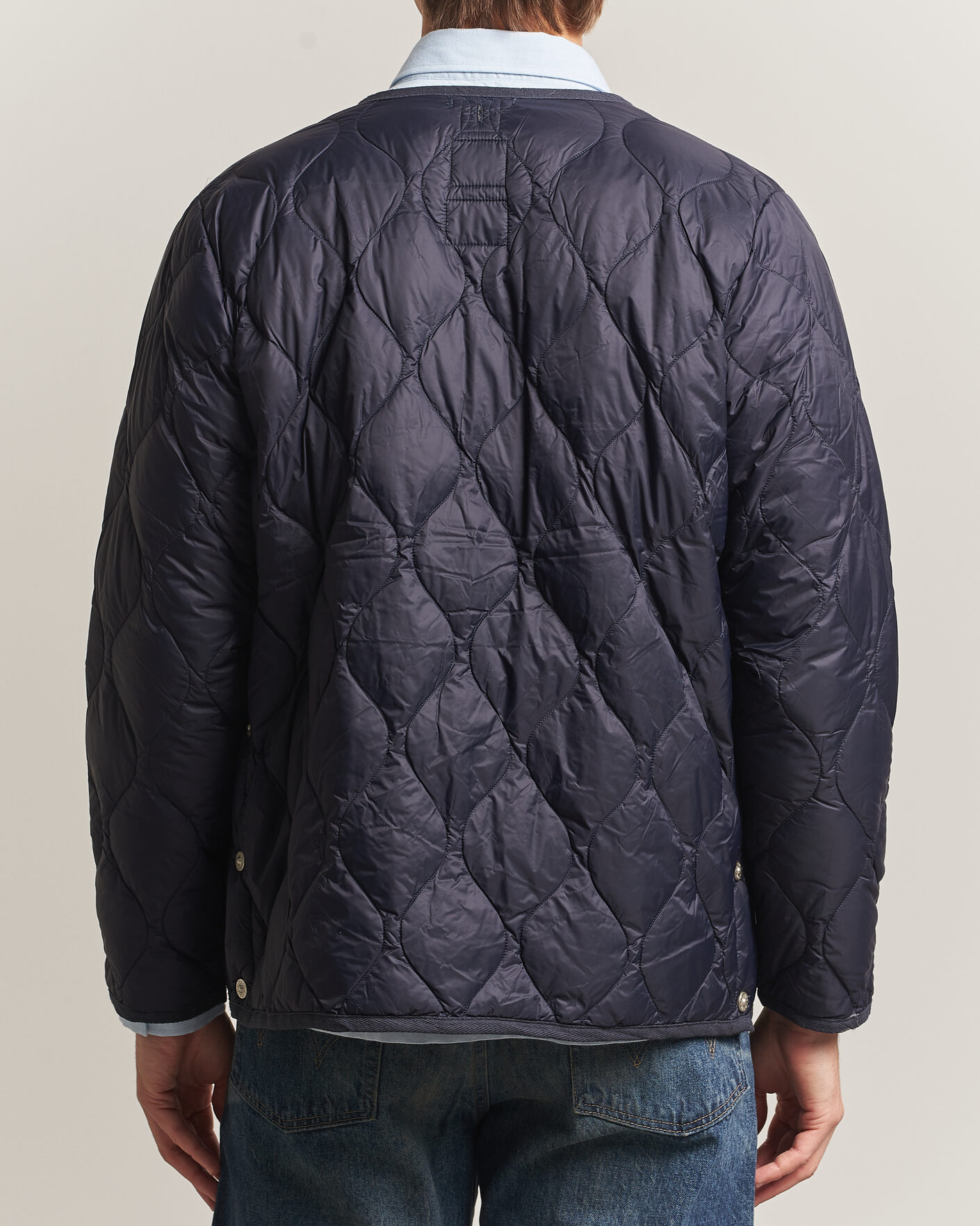 Uomini | Giacche | TAION | Military Crew Neck Down Jacket Dark Navy