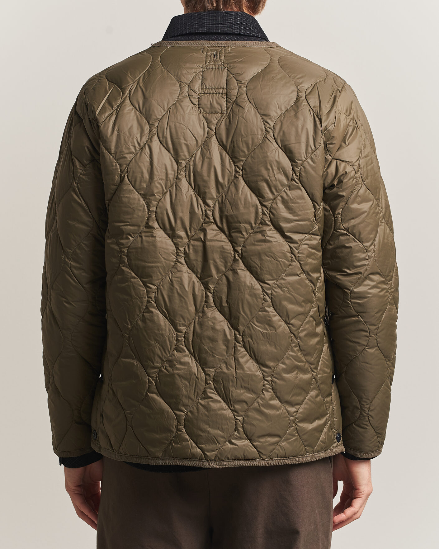Uomini | Giacche | TAION | Military Crew Neck Down Jacket Dark Olive