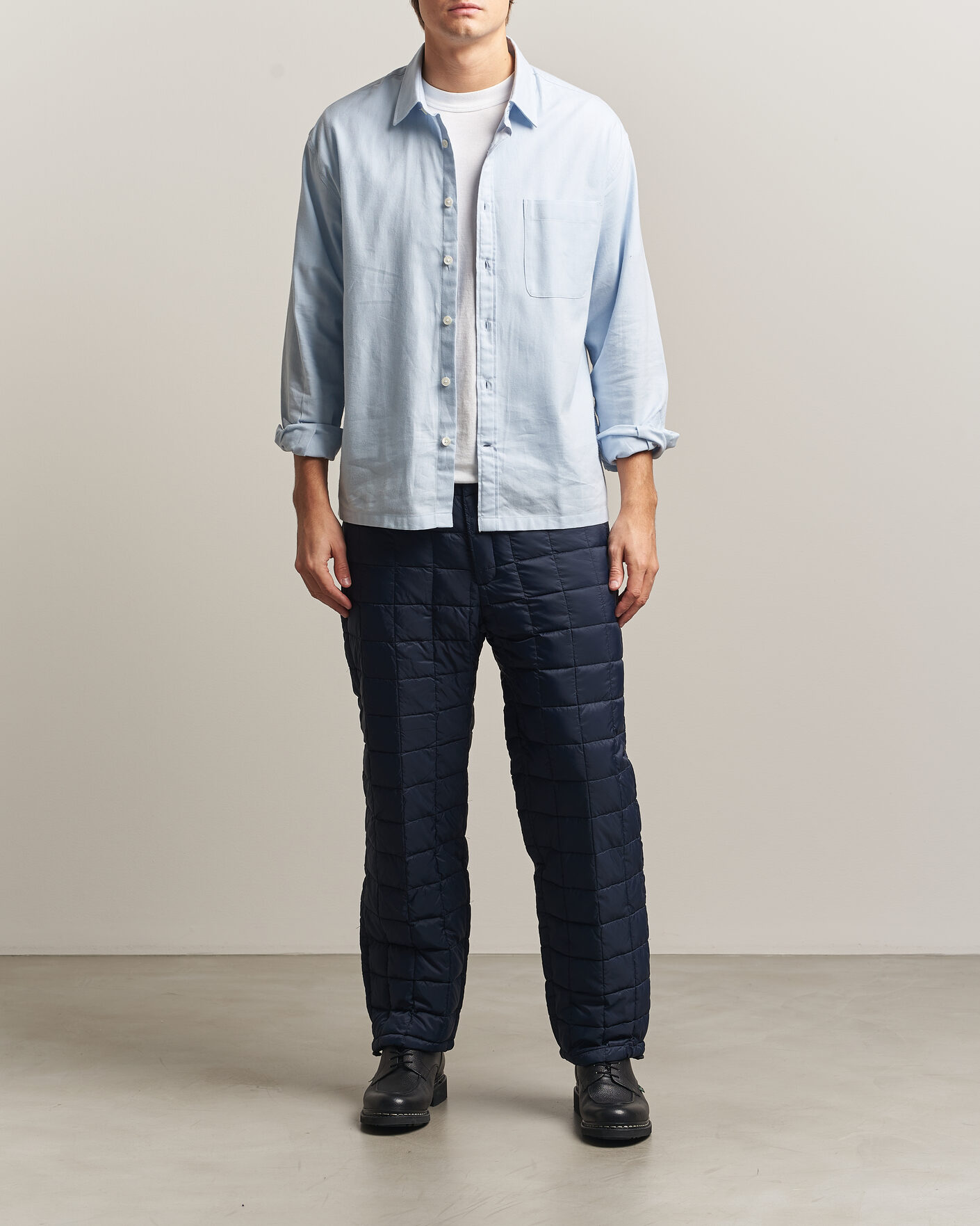 Uomini | Pantaloni | TAION | Mountain Down Pants Dark Navy