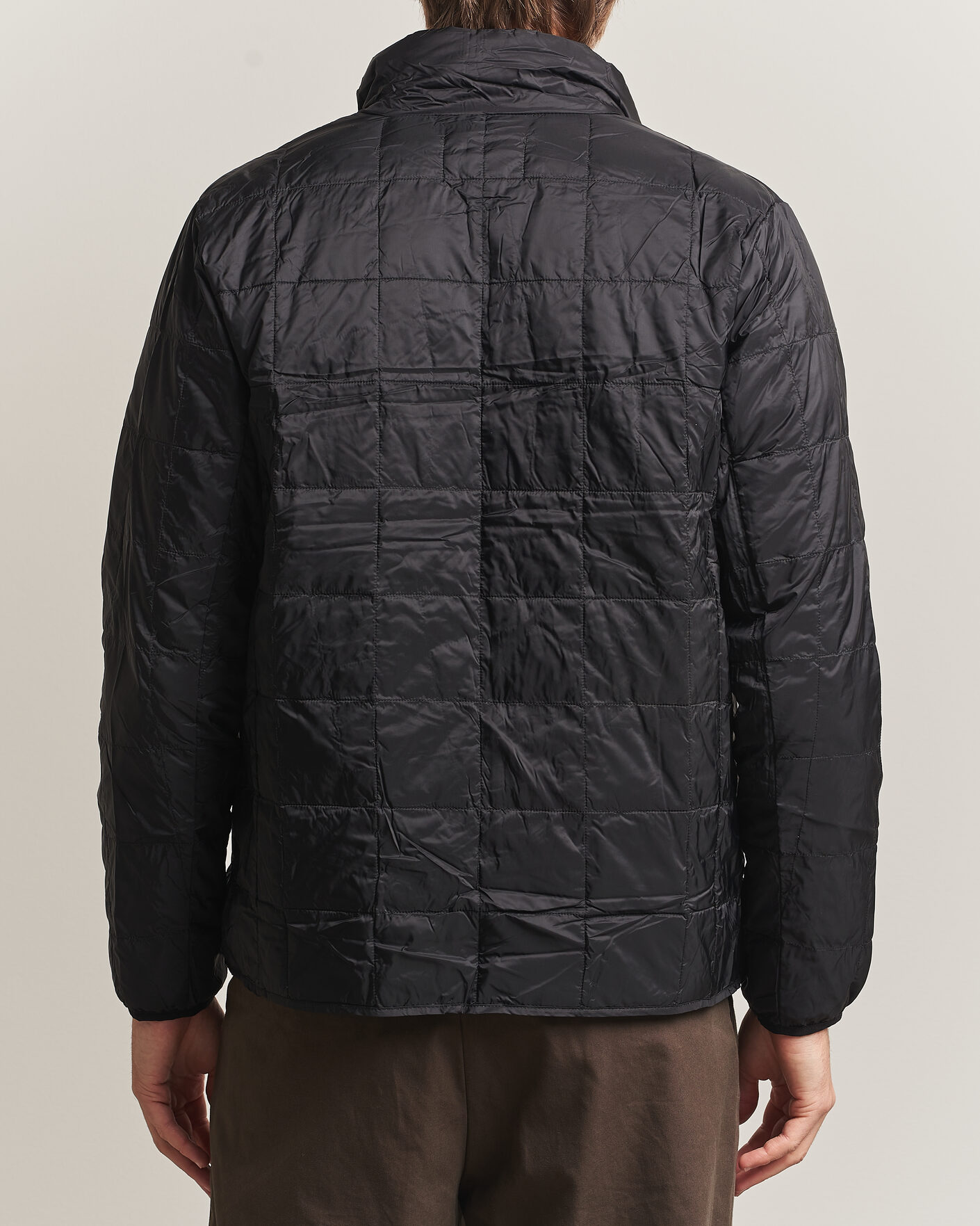 Uomini | Giacche | TAION | High Neck Full Zip Lightweight Down Jacket Black