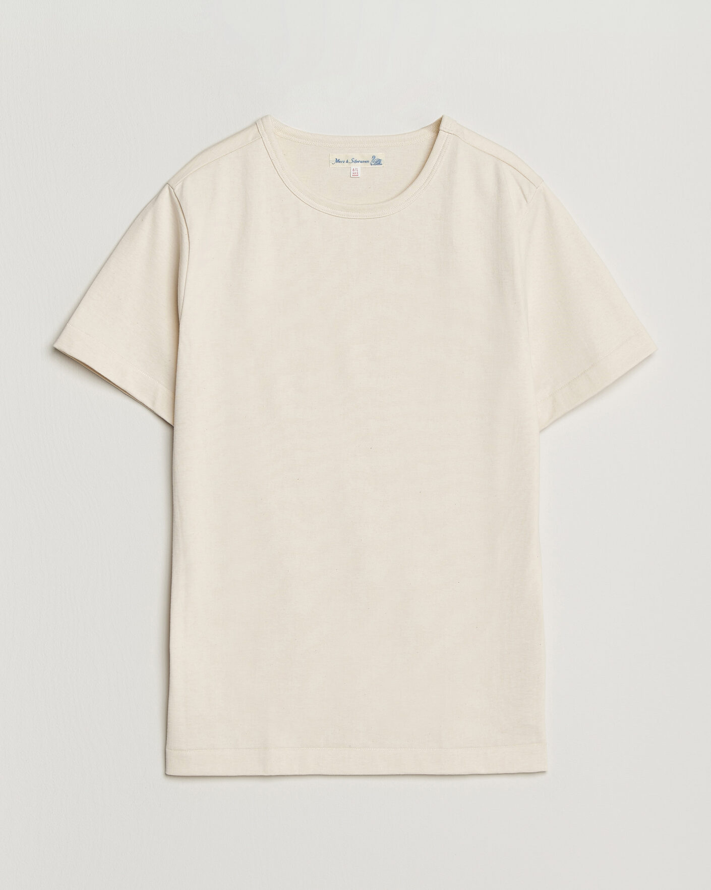 Uomini | T-shirt | Merz b. Schwanen | Classic Fit Loopwheeled T-Shirt Nature