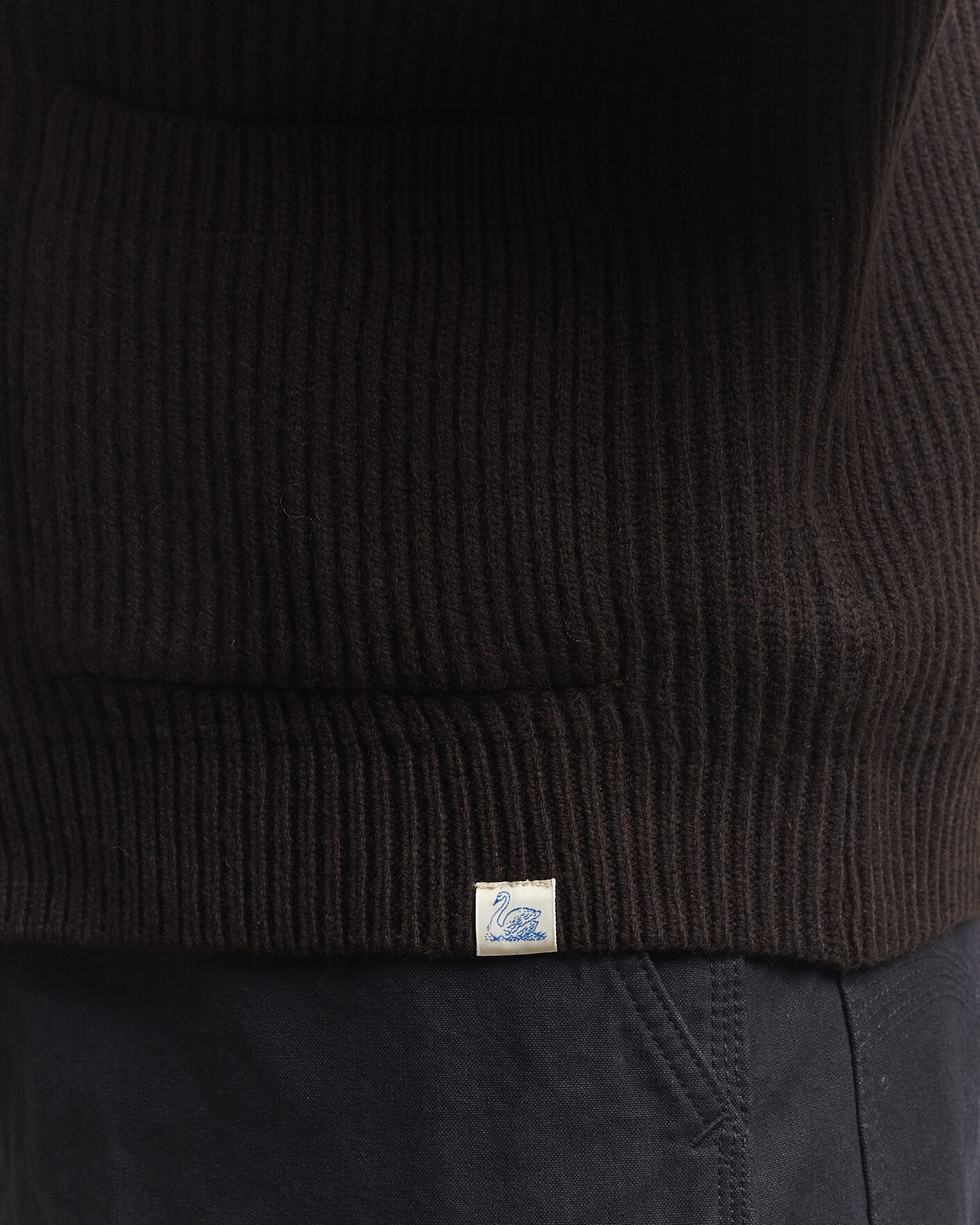 Uomini | Maglieria | Merz b. Schwanen | Merino/Cashmere Knitted Cardigan Espresso
