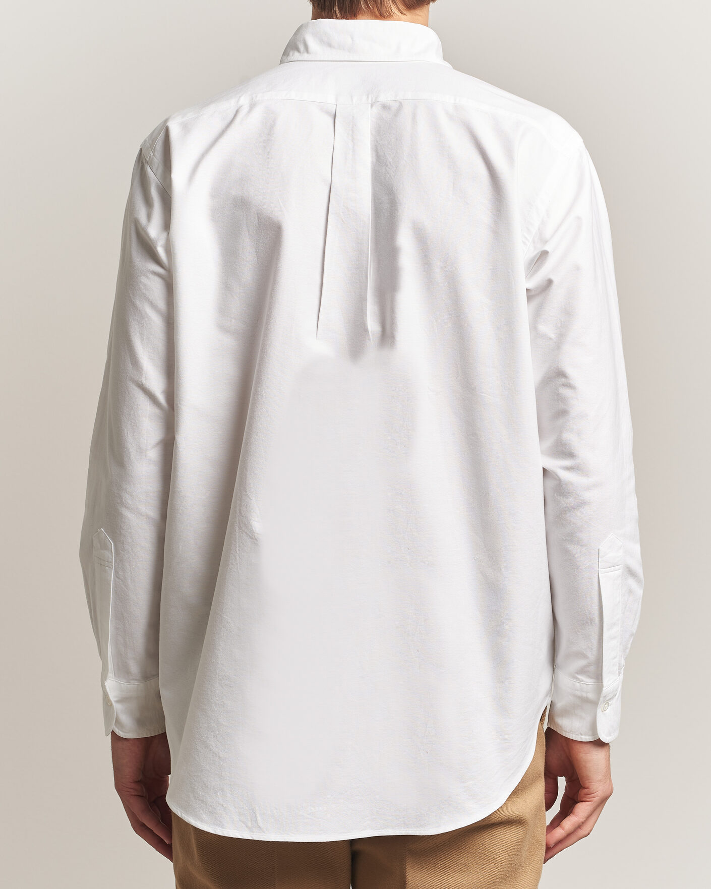 Uomini | Camicie | Kamakura Shirts | Ametora Japanese Oxford BD Shirt White