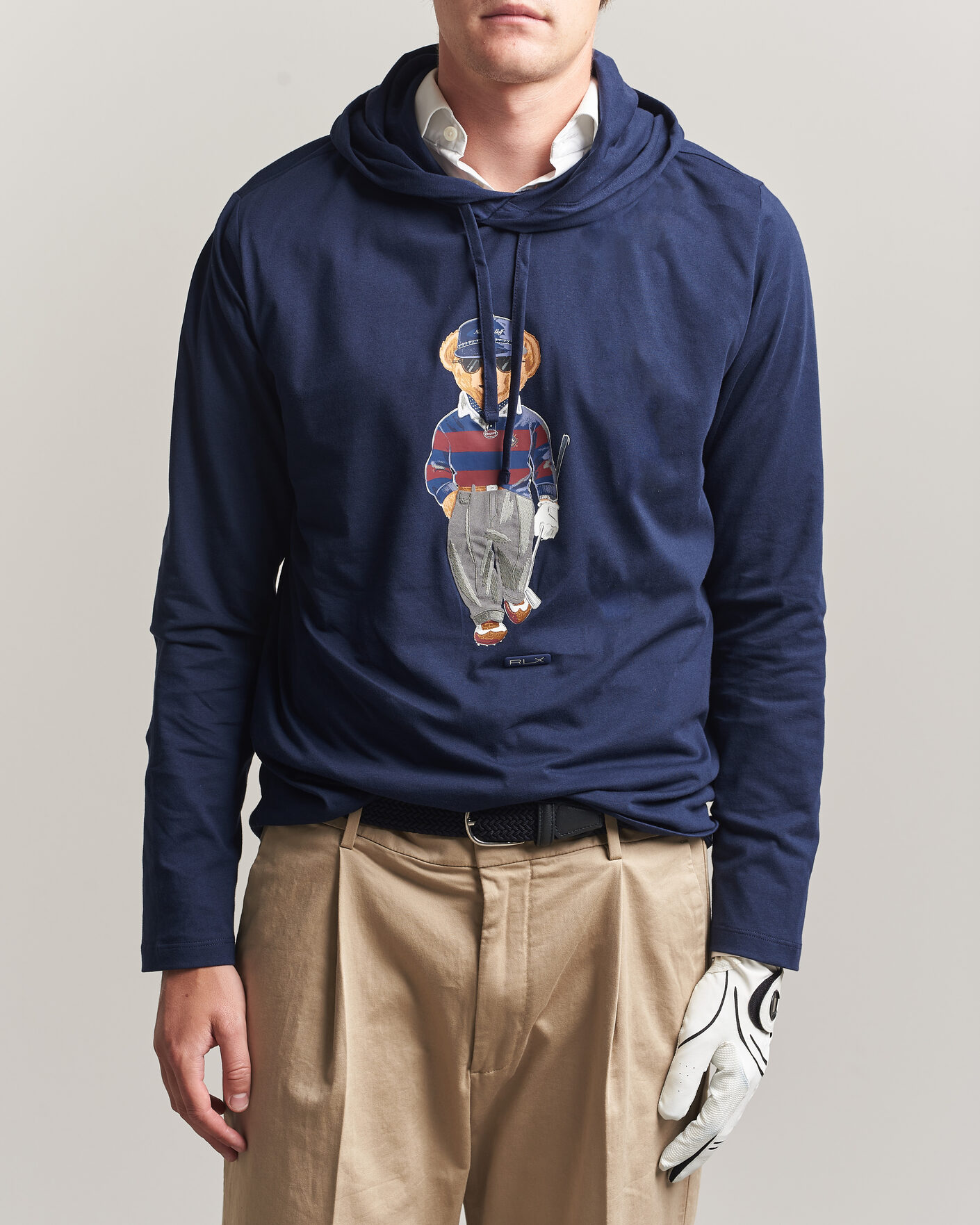 Uomini | Maglieria | RLX Ralph Lauren | Bear Hoodie Refined Navy