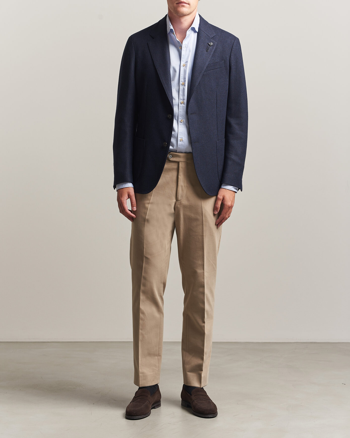 Uomini | Blazers | Lardini | Wool/Cashmere Blazer Navy